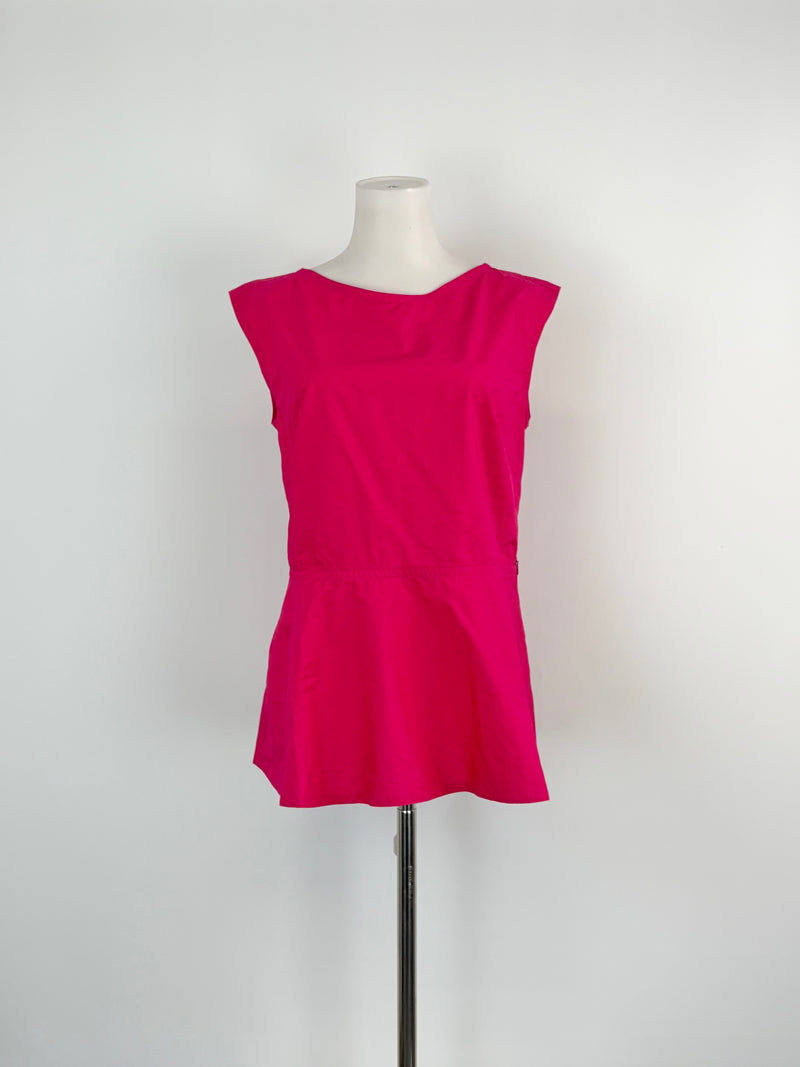 Sofie D'Hoore Raspberry 'Benedict' Peplum Top - AU10