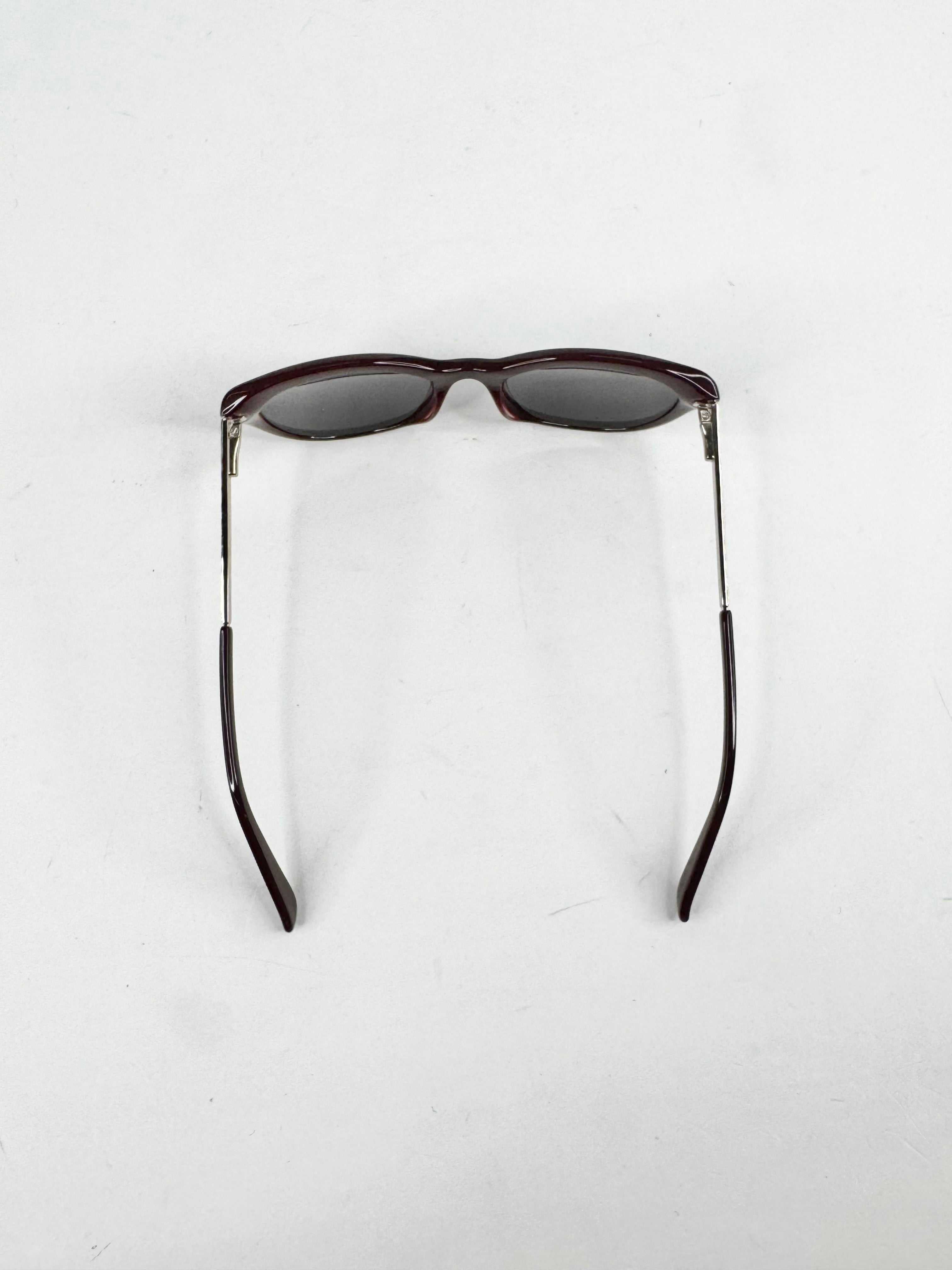 Oroton Wine Red Cat Eye Sunglasses