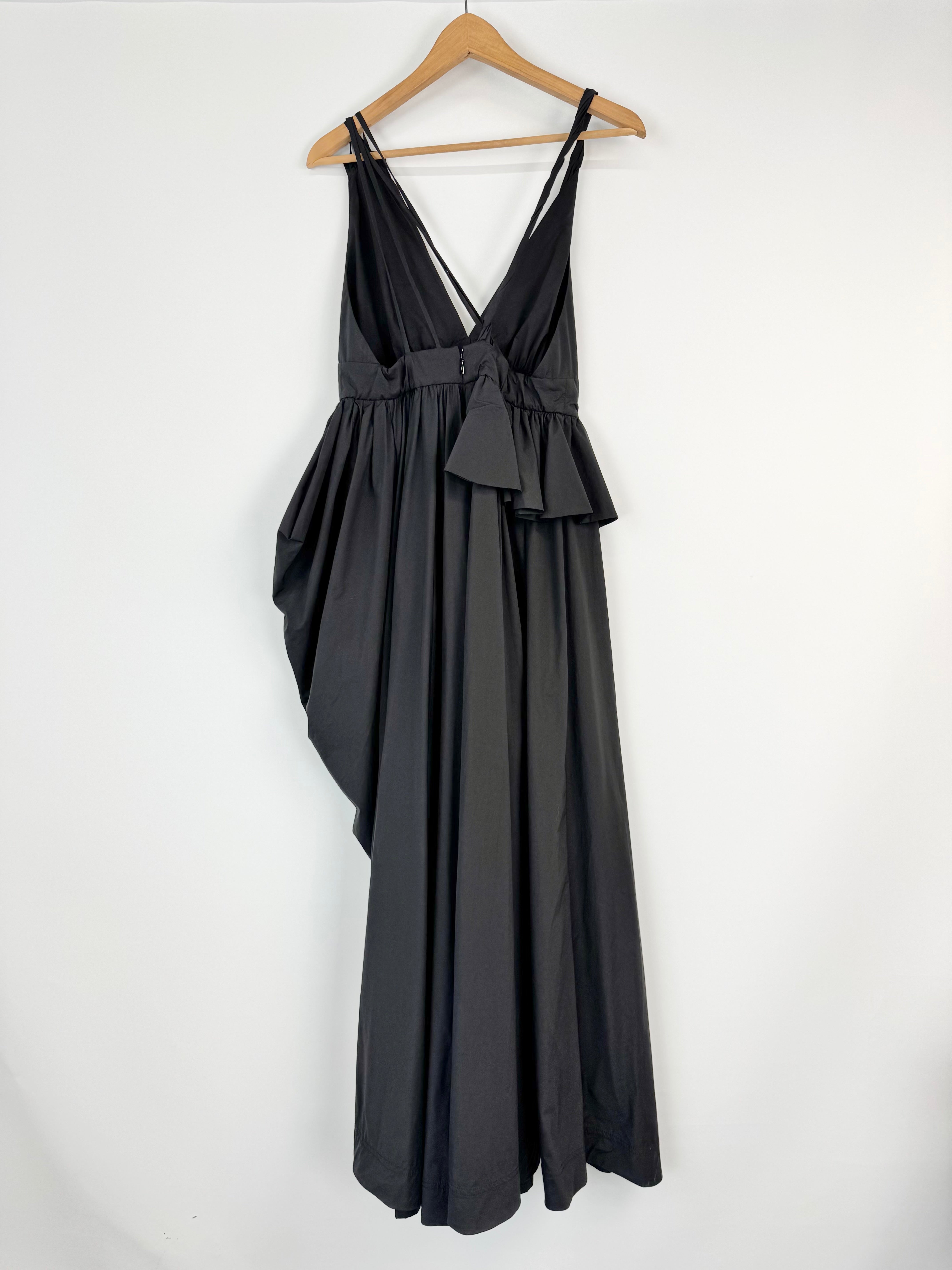 Aje Black 'Eliza Asymmetrical' Black Dress NWT - AU10
