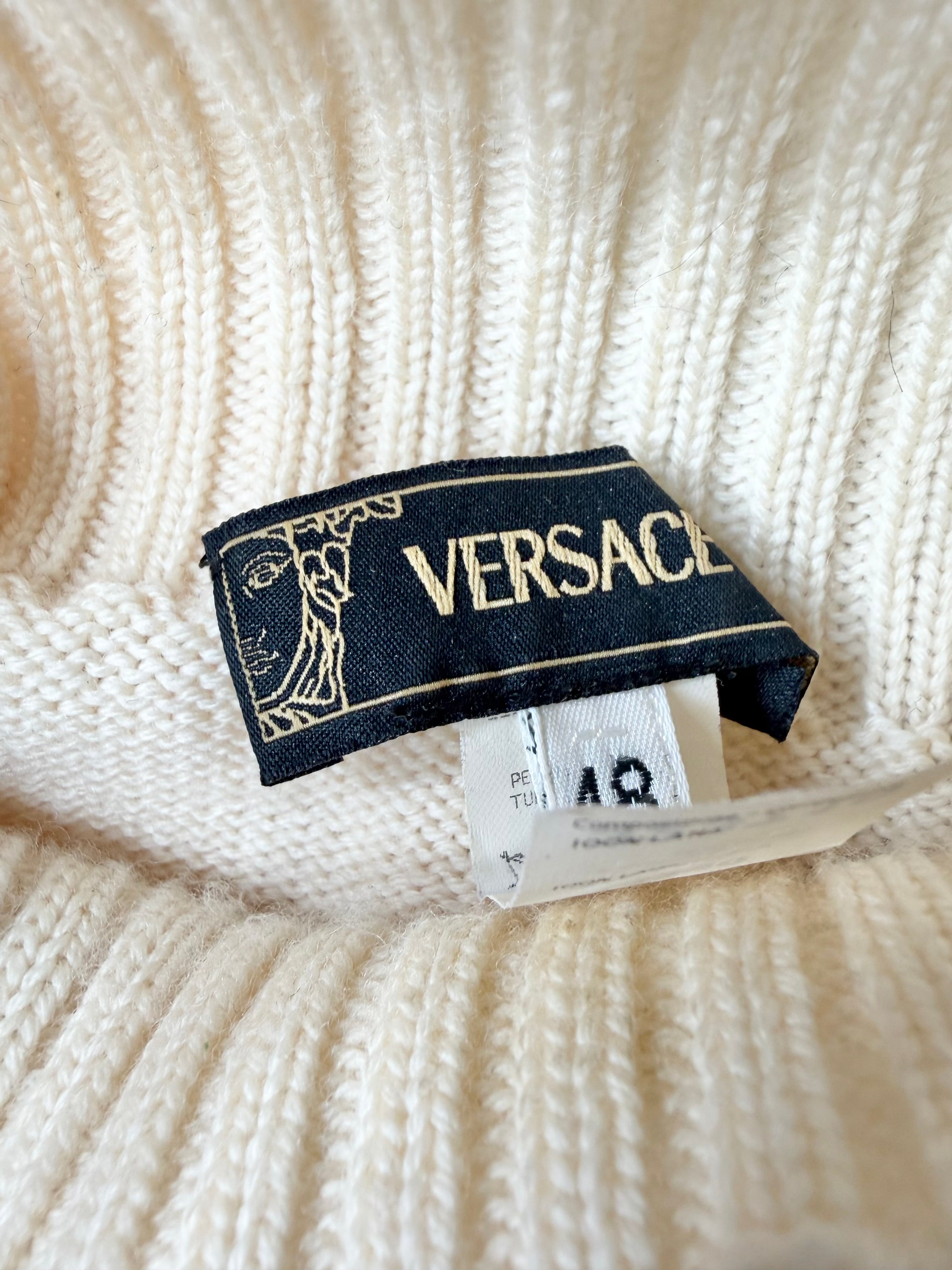 Vintage Versace Cream Knit - AU14