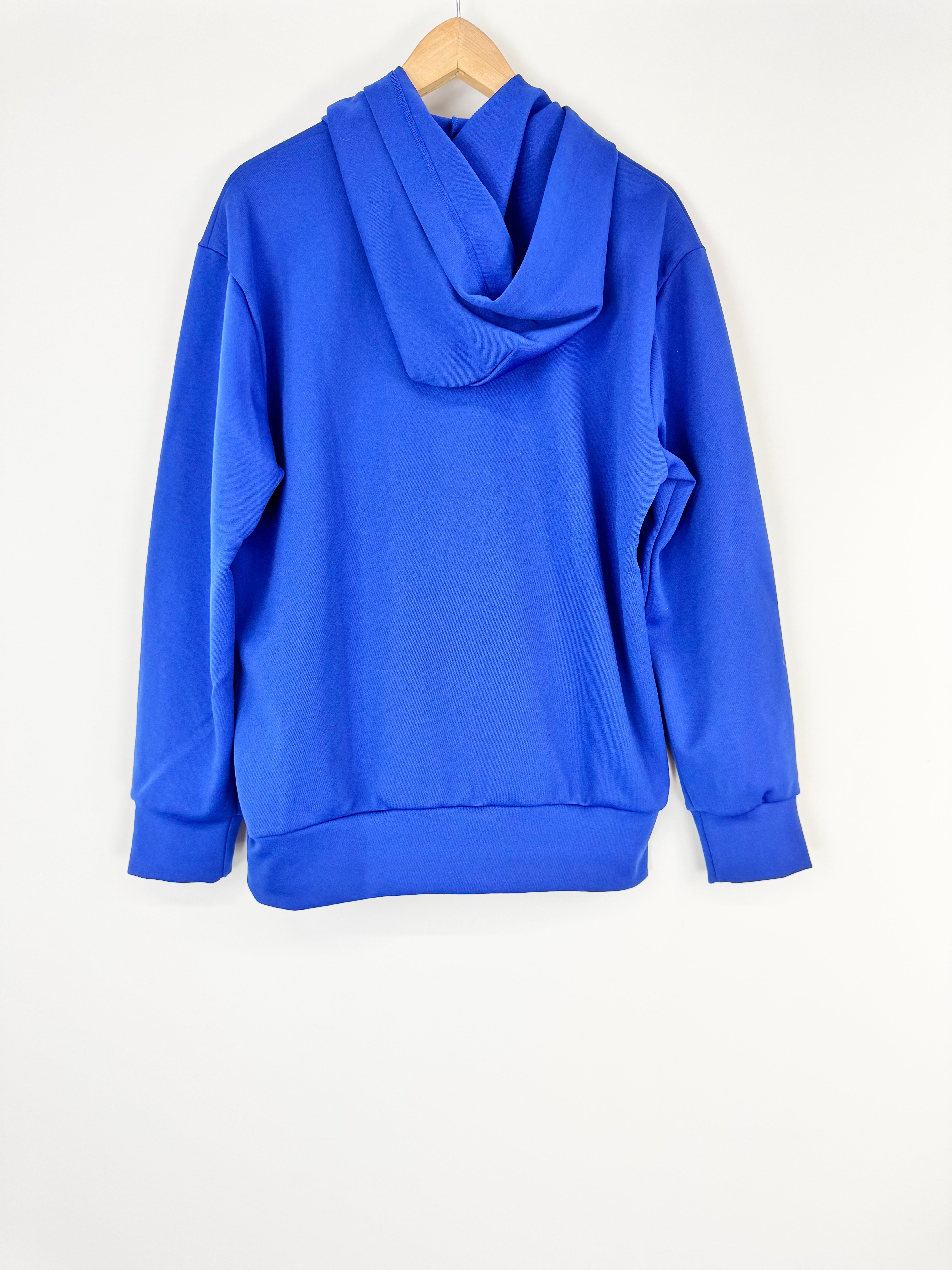 Comme Des Garçons Electric Blue Neoprene Hoodie - L