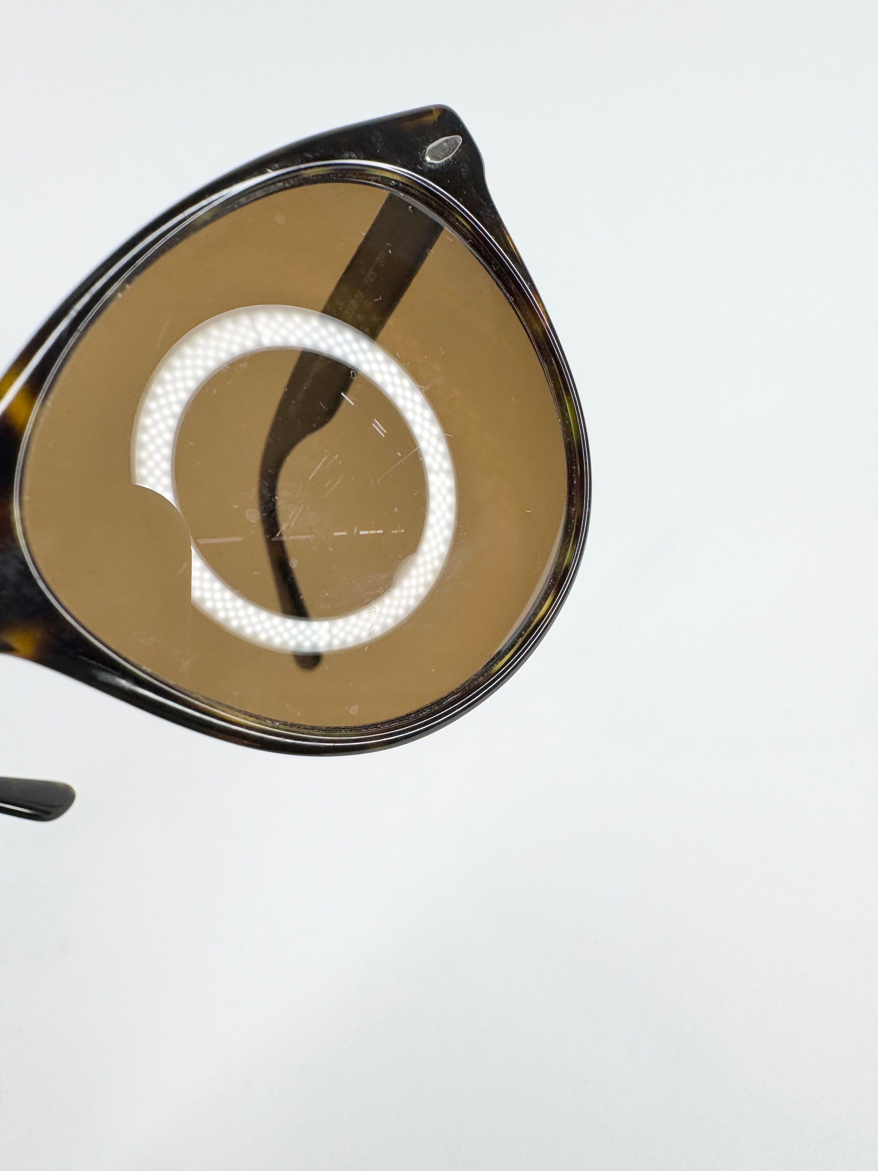 Ray Ban Tortoiseshell on Gold 'Clubmaster' Sunglasses