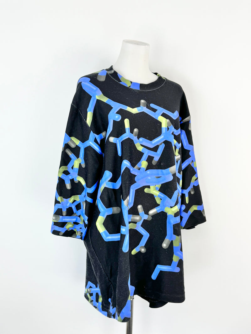 Christopher Kane Blue & Black Dress - AU10
