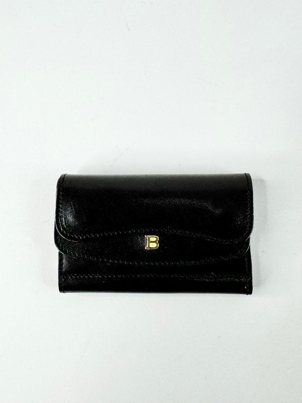 Bally Black Leather Key Holder
