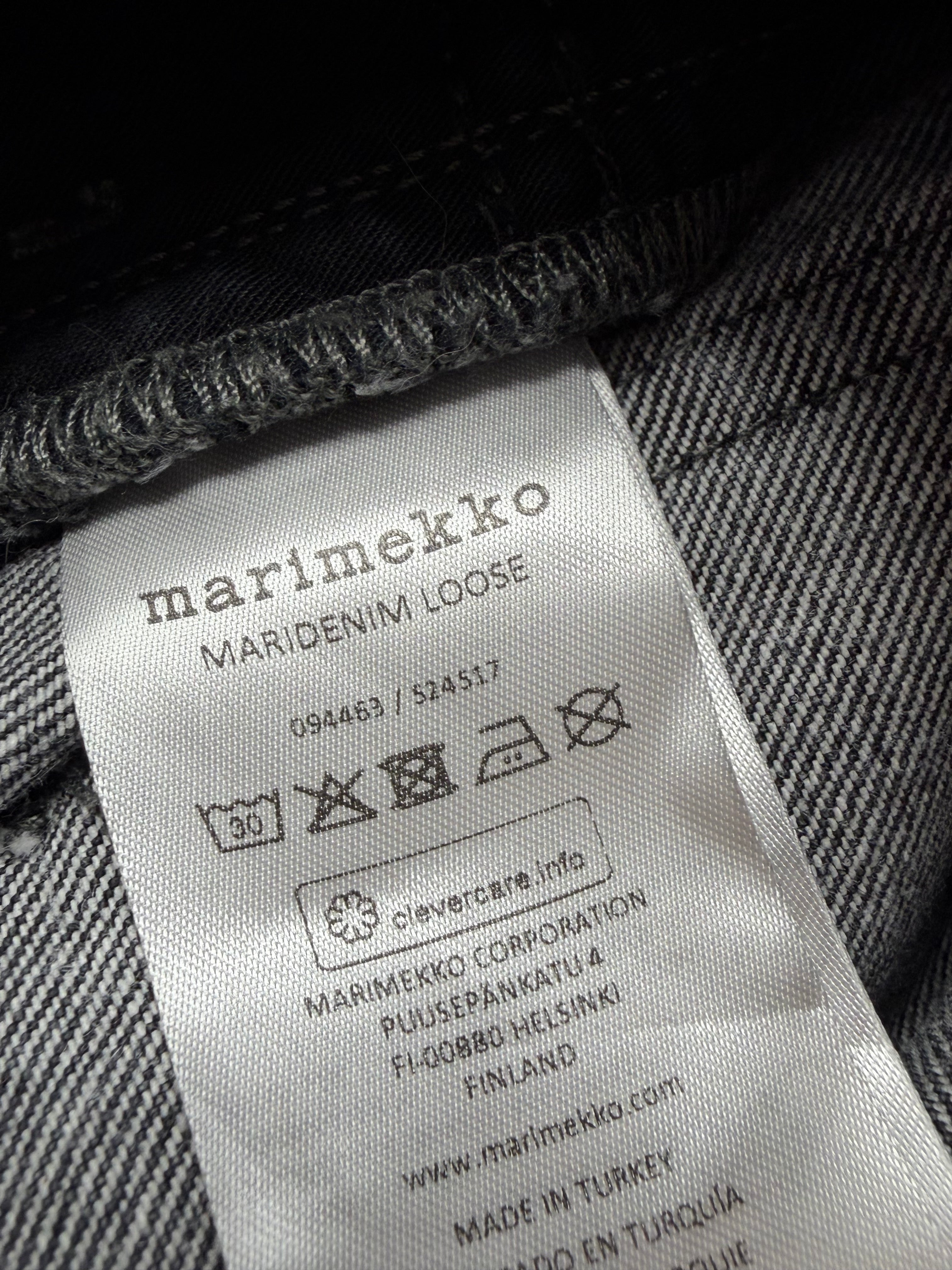 Marimekko Grey Wide Leg Jean - AU8/10