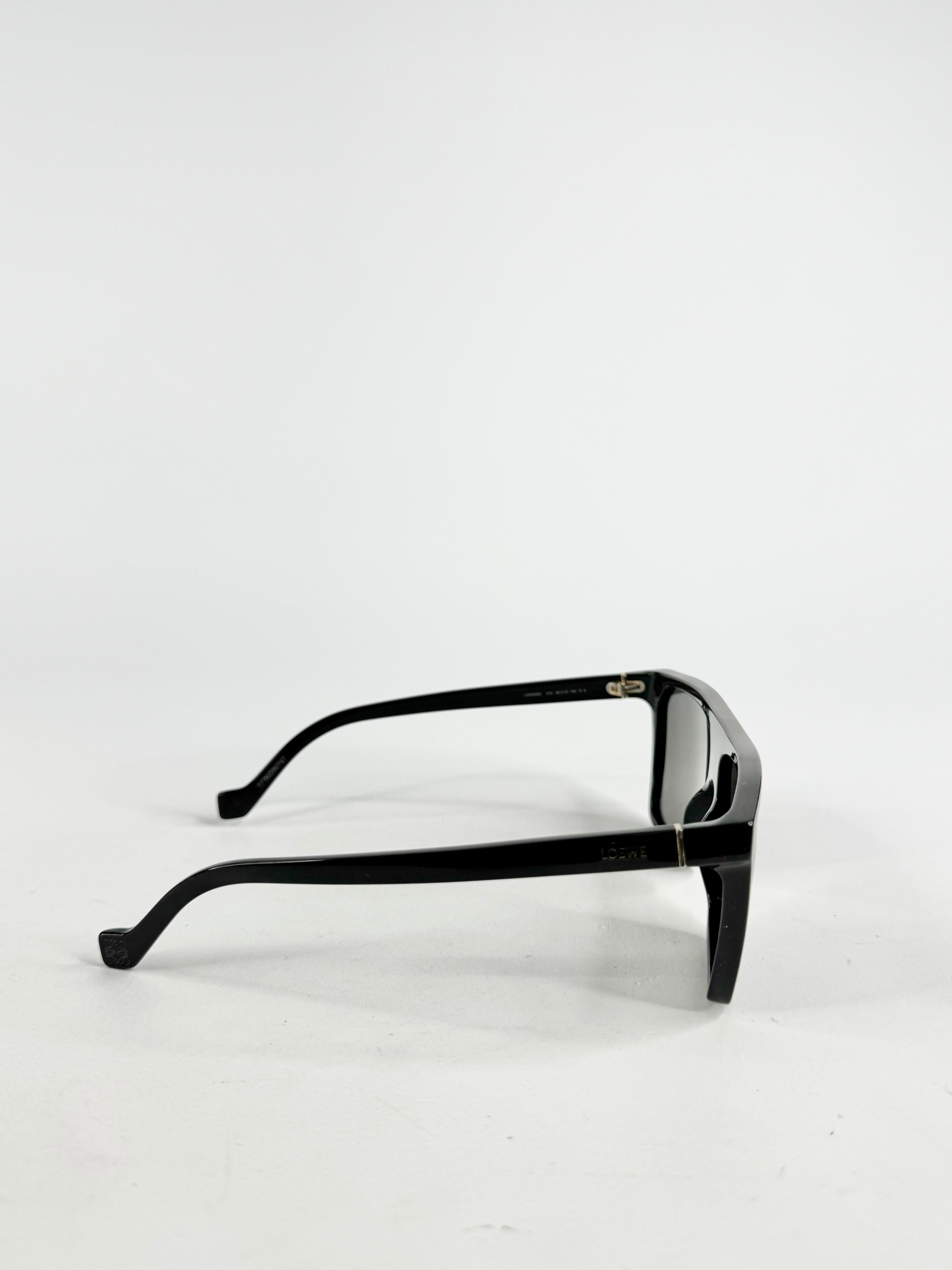 Loewe Grey Acetate Flat Top Sunglasses