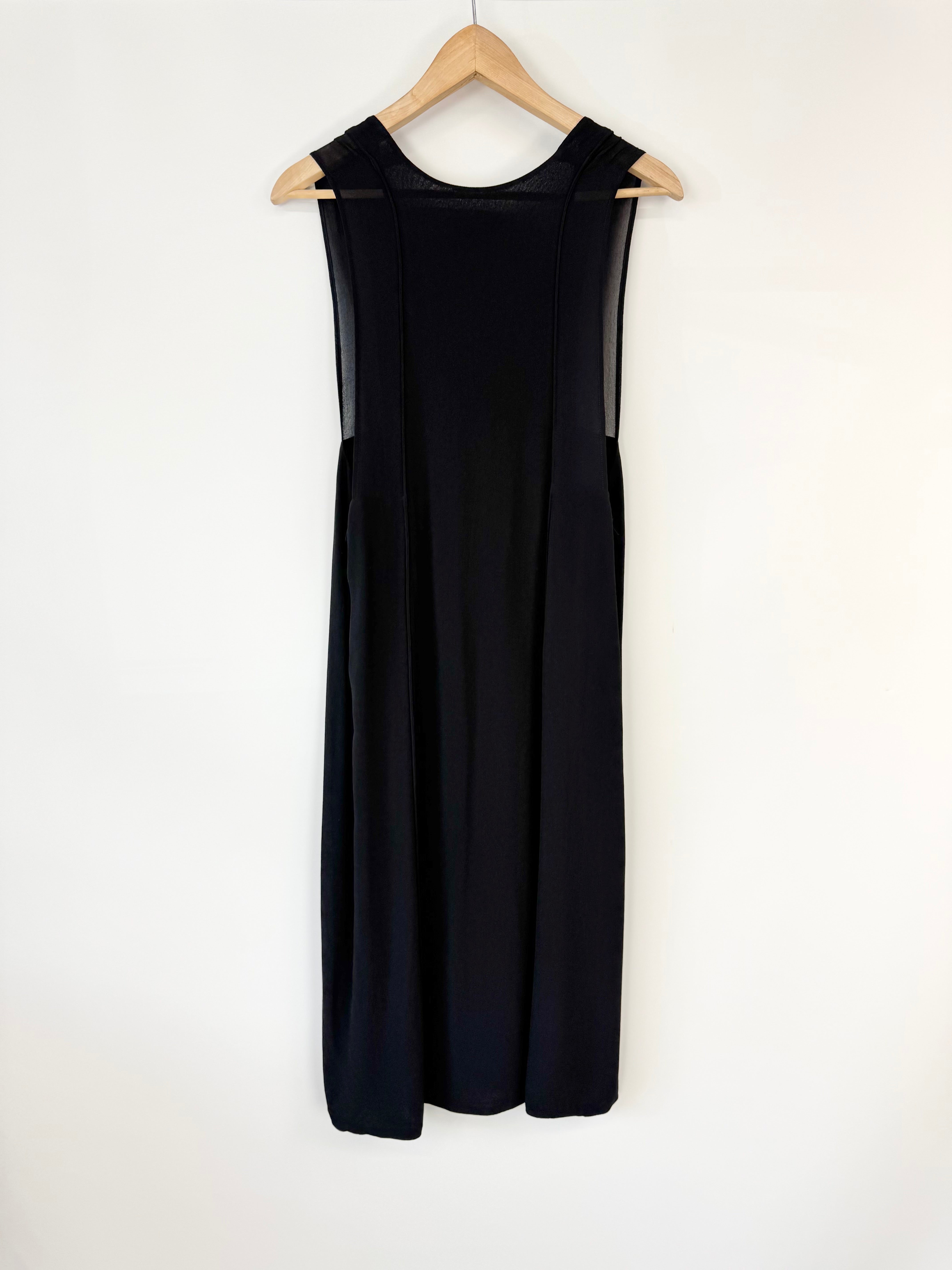 Nom*D Black Viscose Pinafore - AU10
