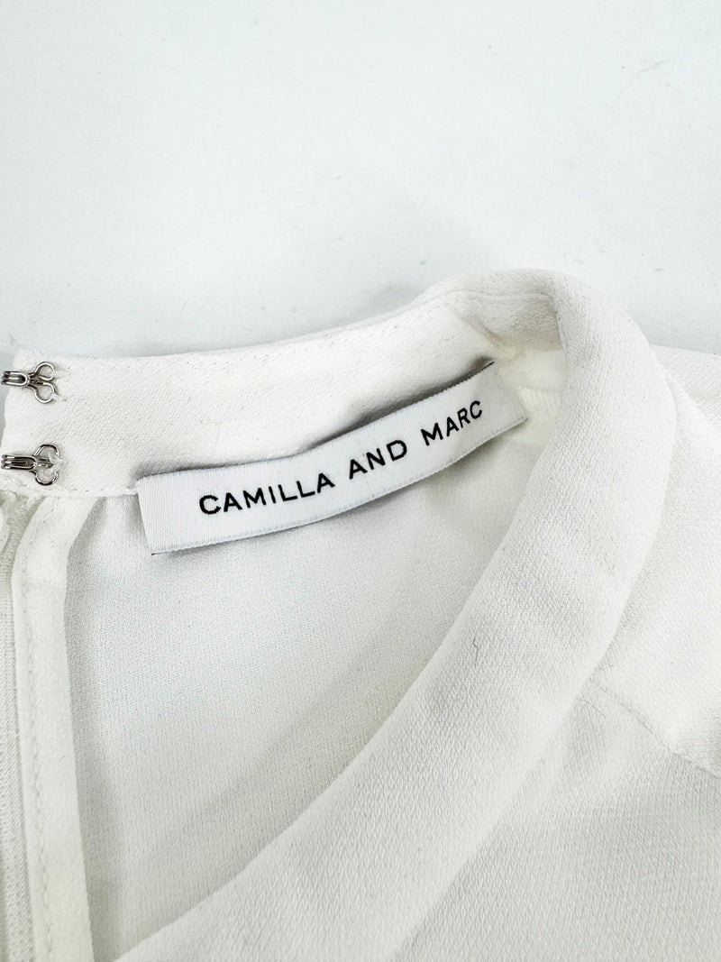 Camilla & Marc White Relaxed Fit T-Shirt - AU8/10