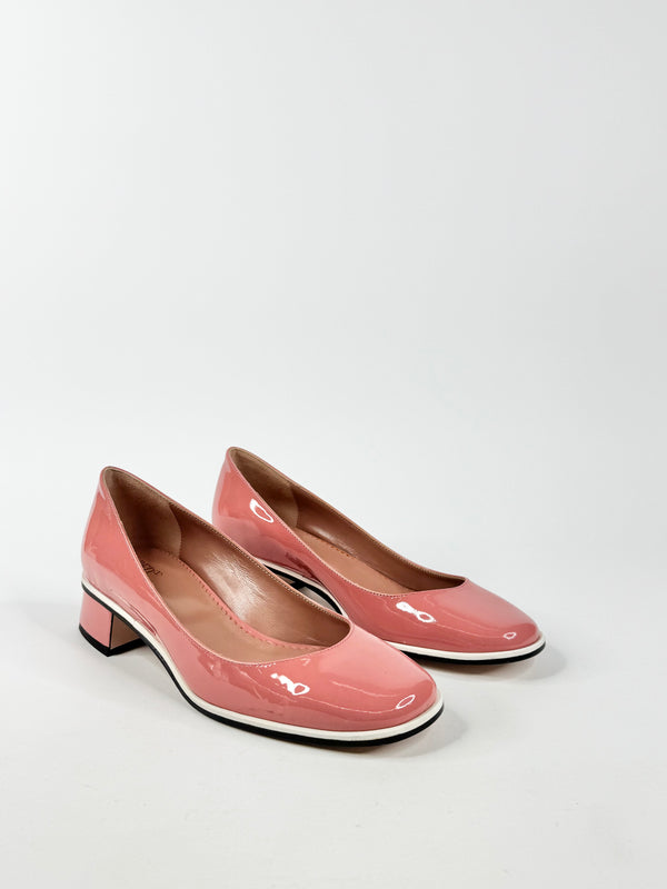 Red Valentino Rose Pink Patent Leather Pumps NWT - EU37