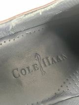 Cole Haan Burgundy Crocodile-Skin Leather Lace Ups - 12