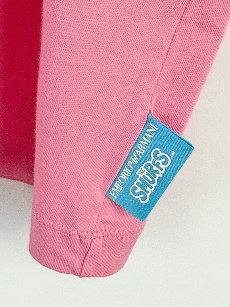 Emporio Armani Kids Pink Smurfs Cotton Dress - 10