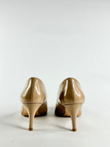 L.K. Bennet Smooth Beige Pumps - EU37.5