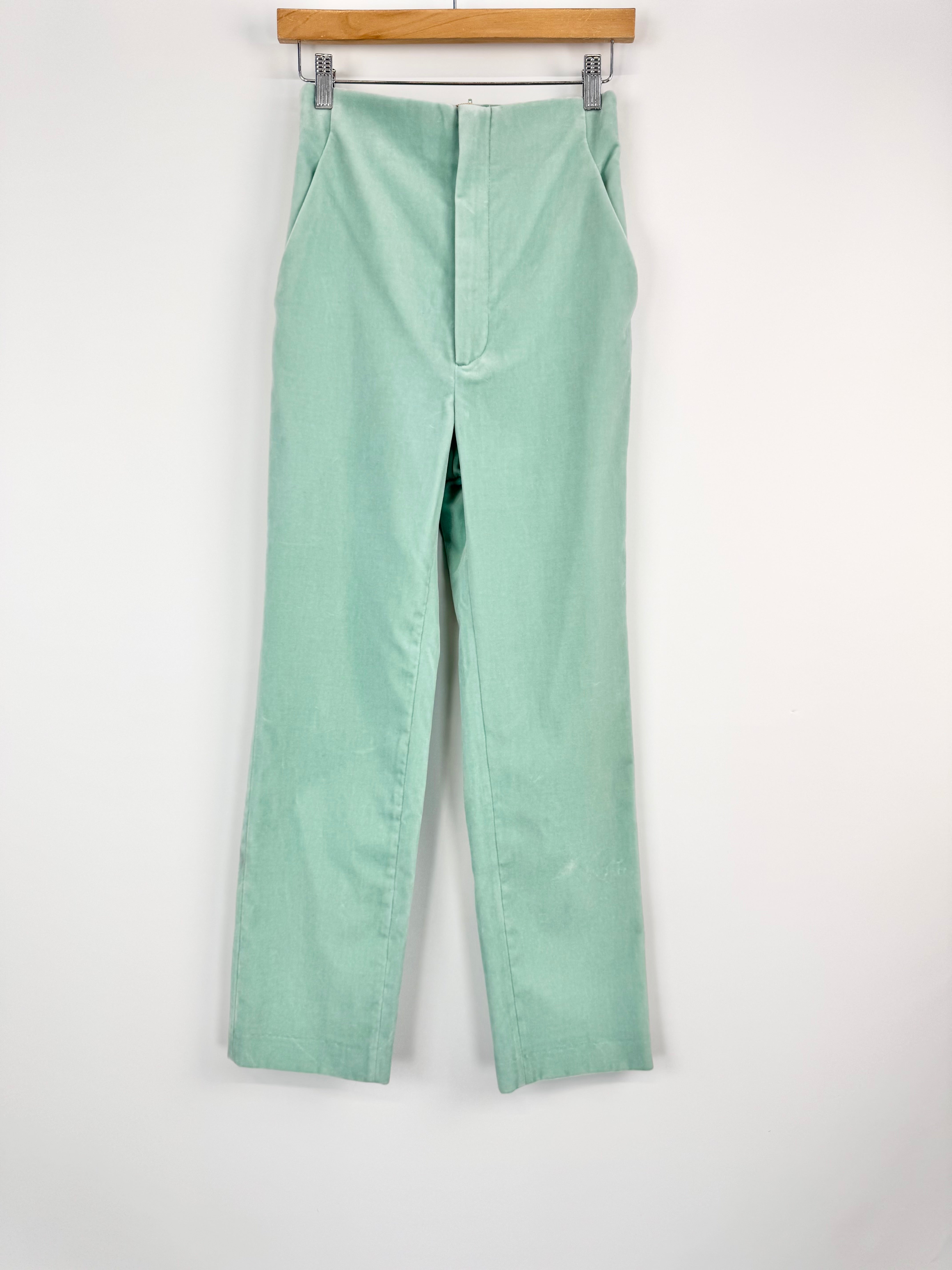 MFW Scanlan Theodore Mint Velvet Slacks NWT - AU6