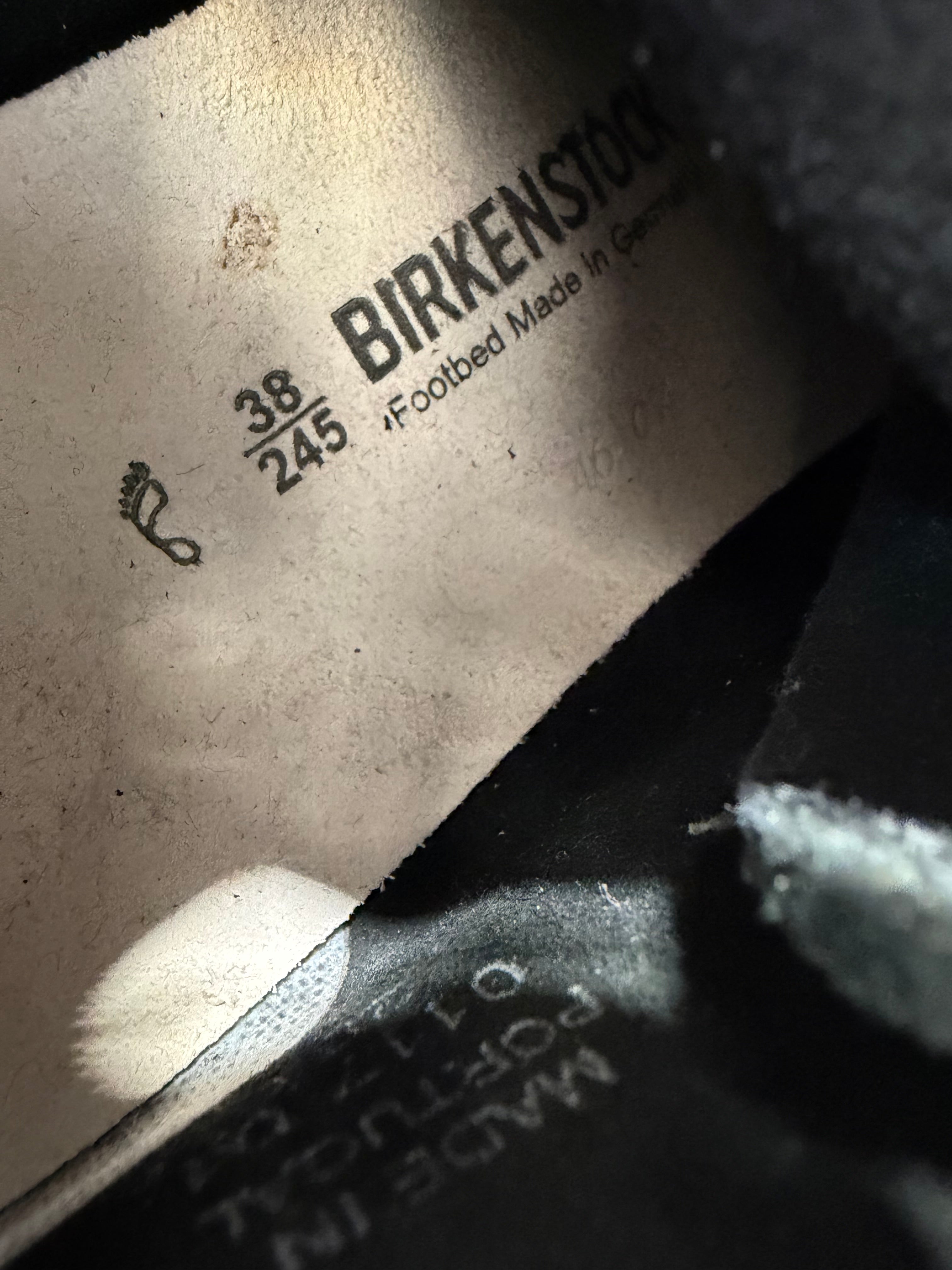 Birkenstock Black Dundee Suede Sneakers - EU38