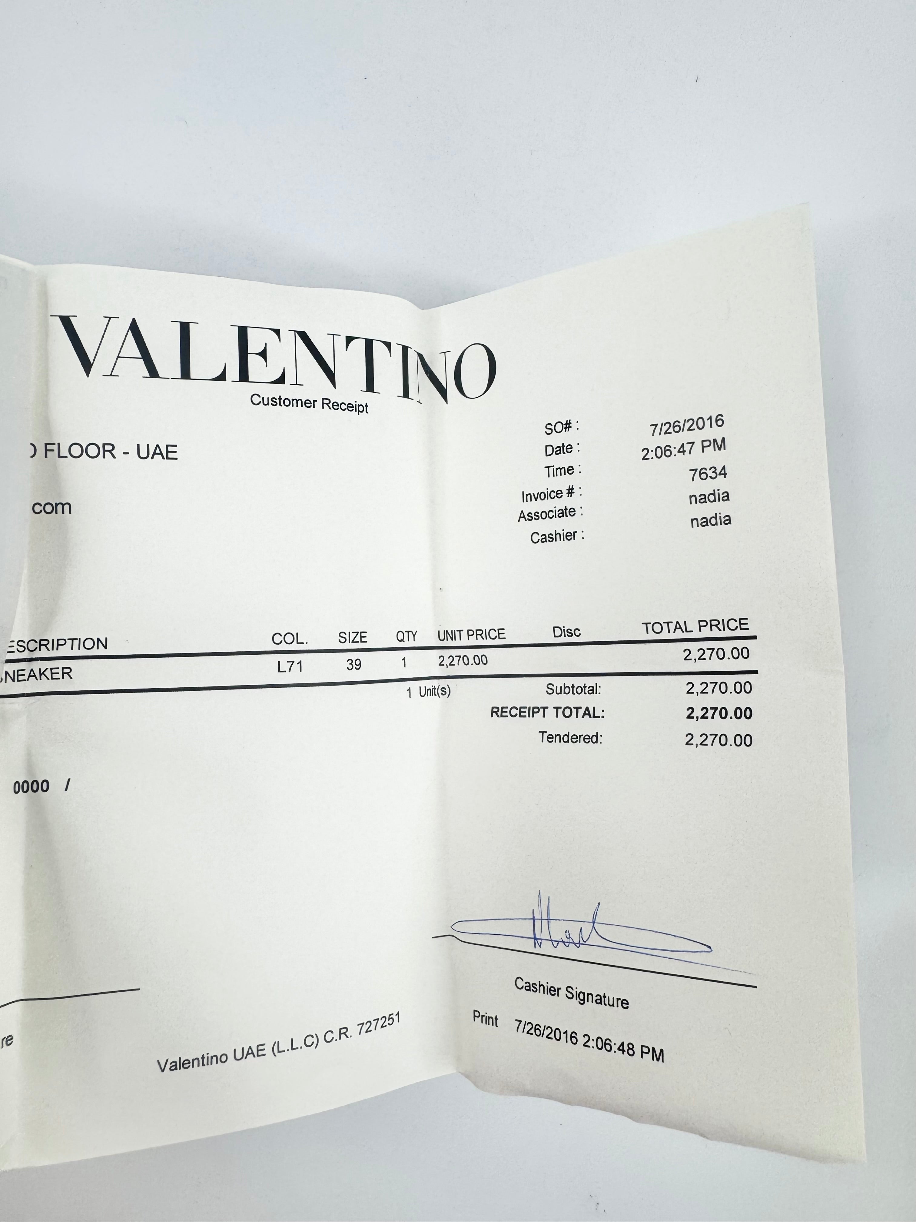 Valentino Garavani White Sneakers - 9