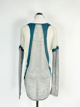 Helmut Lang Tri-Coloured Long Sleeve Top - AU8/10