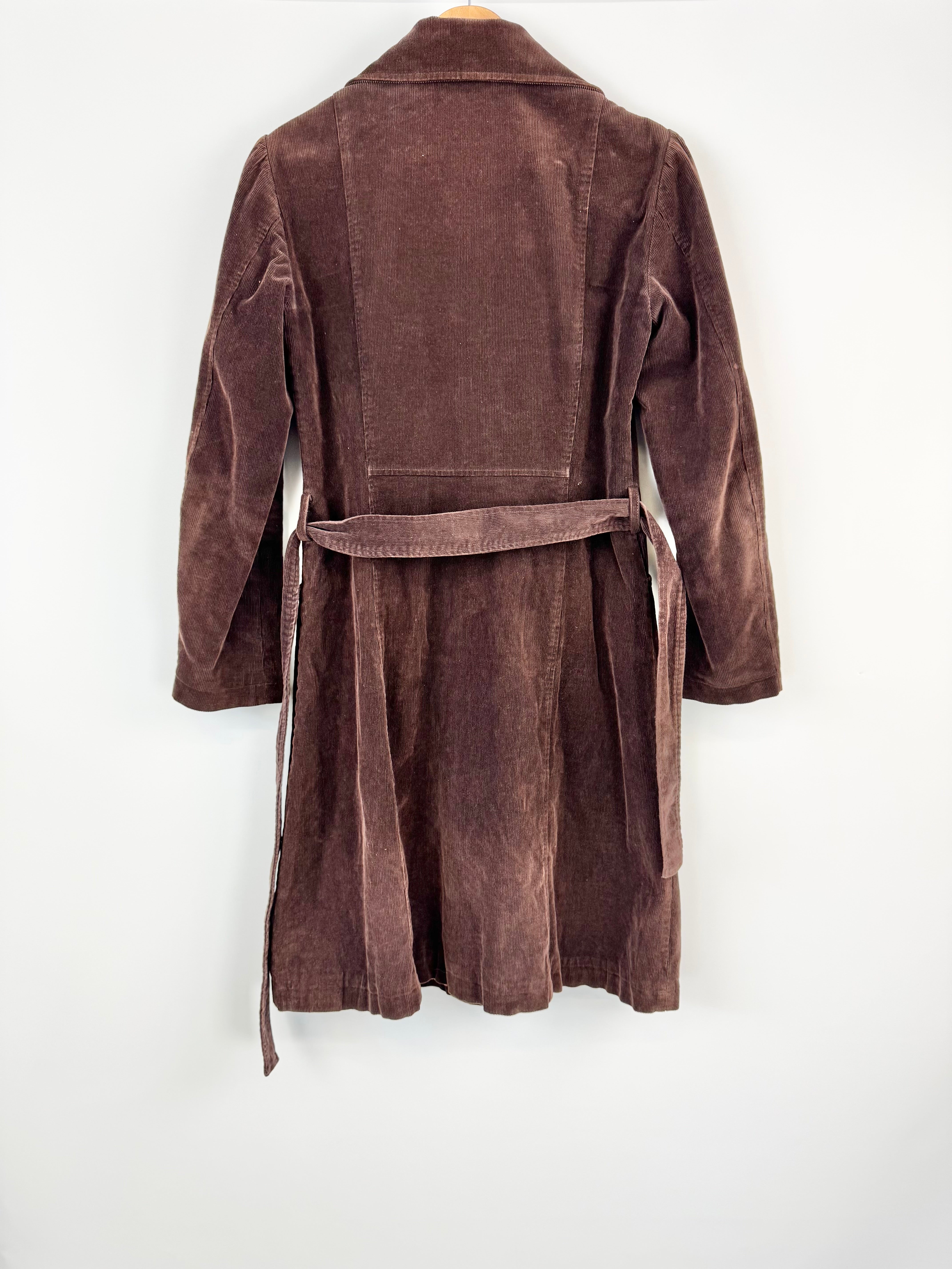 Kookai Chocolate Brown Trench Coat - AU10