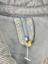 Lavenham Black Quilted & Corduroy Contrast Coat - AU10