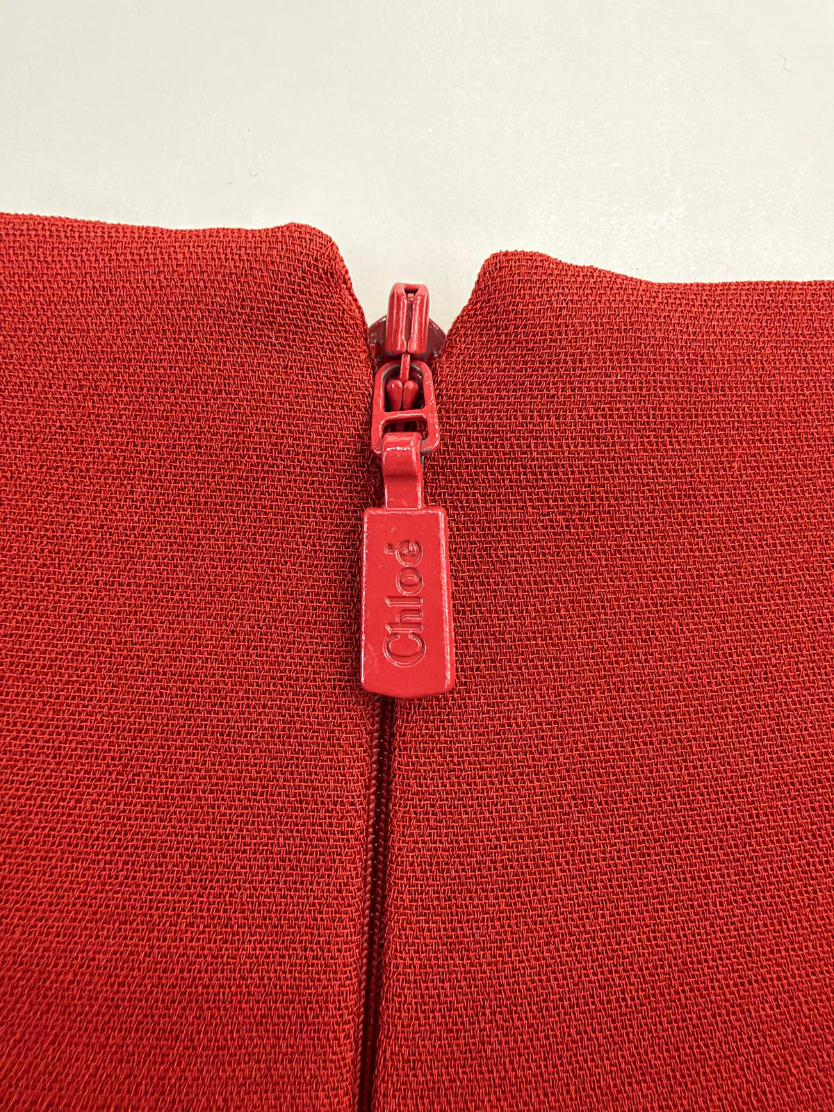 Chloé Sepia Orange Romantic Belted Crepe Dress NWT - AU10