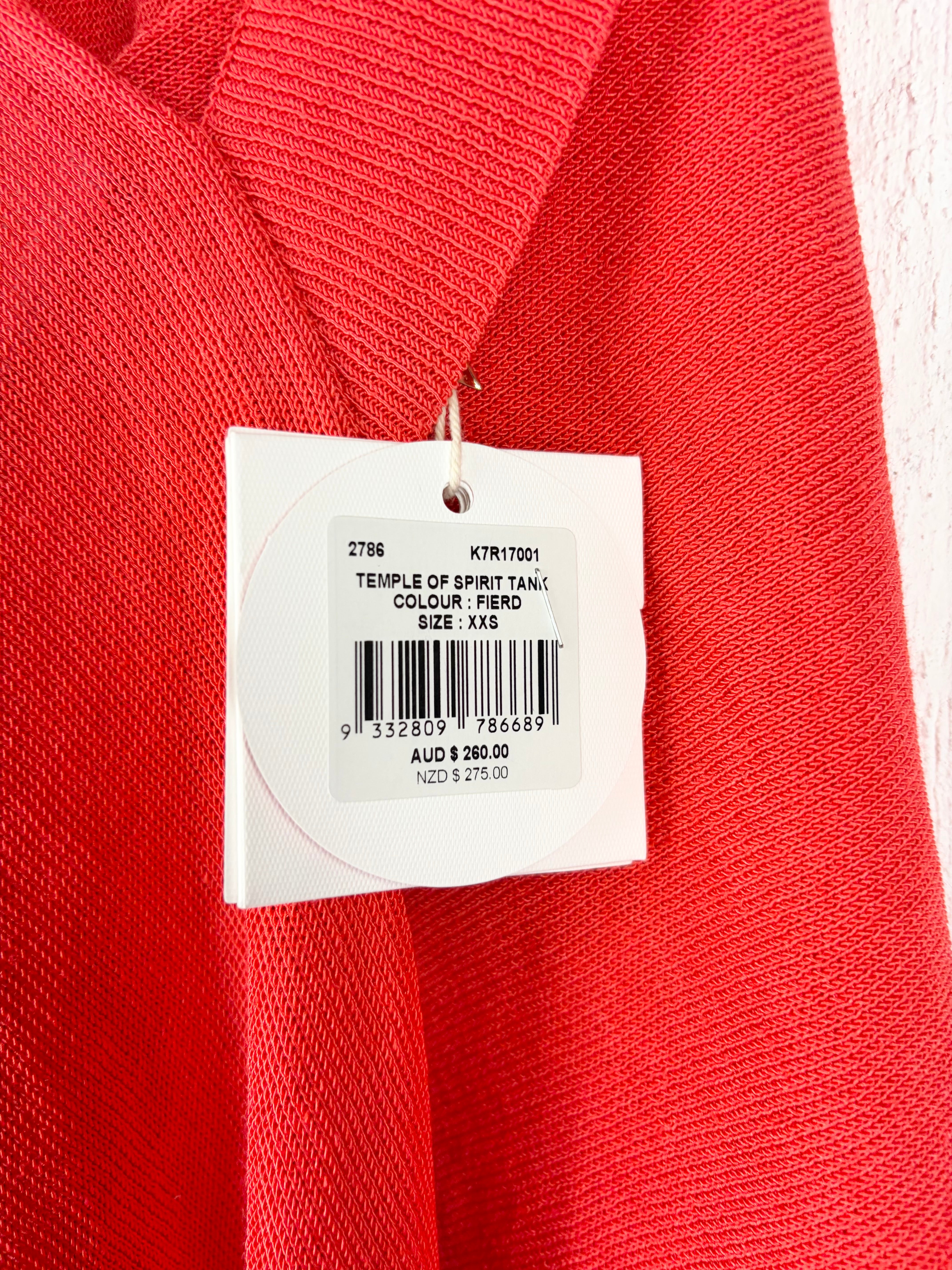 Sass & Bide Fierd 'Temple of Spirit' Tank Top NWT - AU4/6