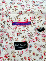 Paul Smith Rose Pattern Peach Shirt - 18/45