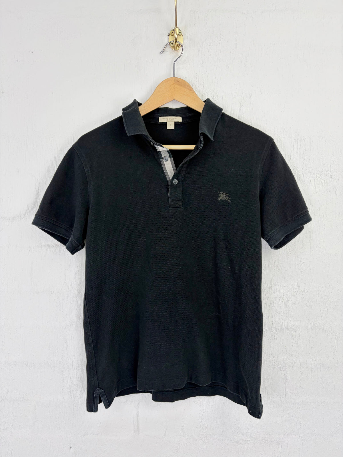 Burberry Brit Black Polo Top - S