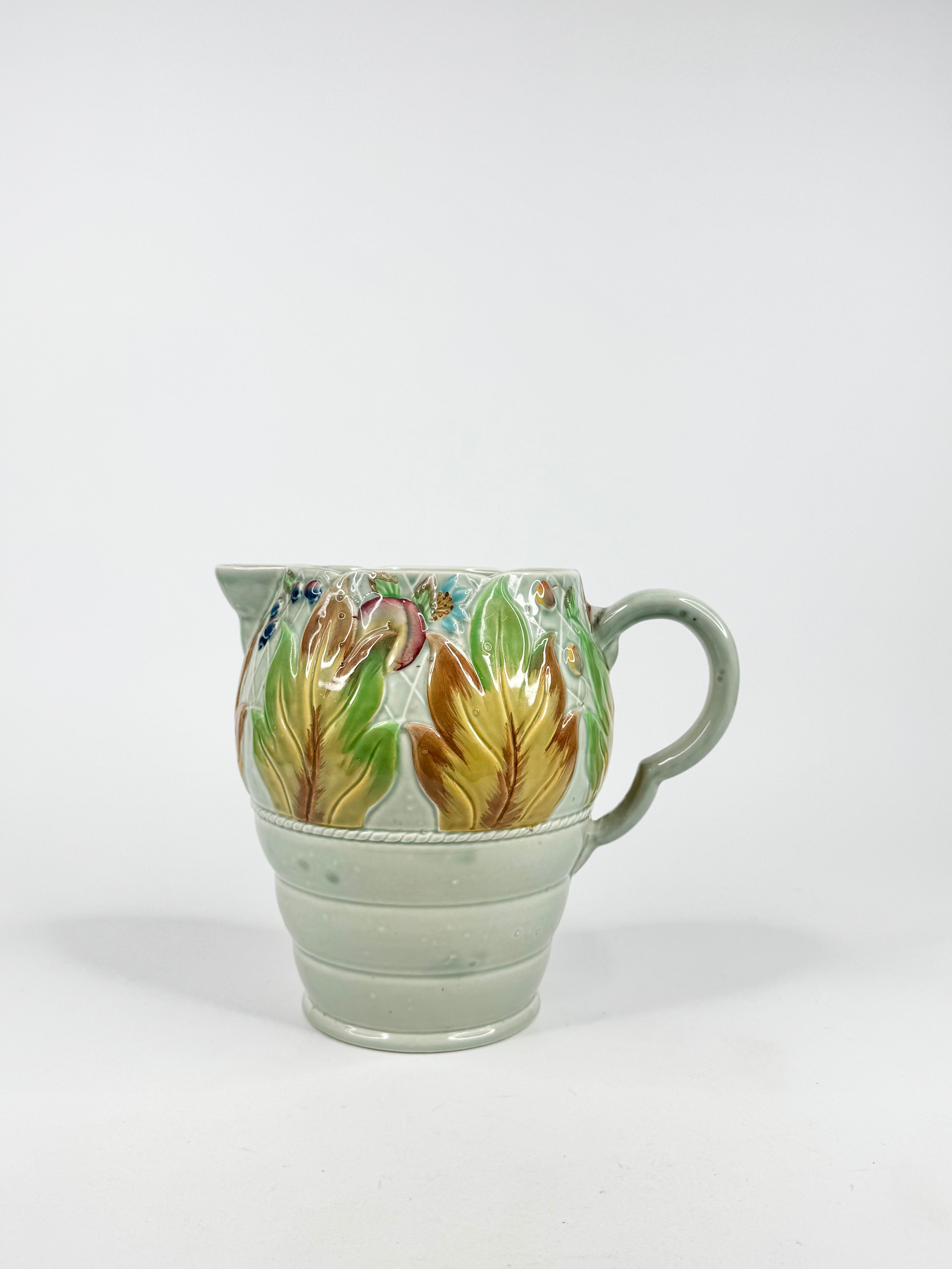 Vintage 1935 Clarice Cliff Celadon Glazed Ceramic Jug