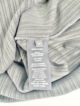 Helmut Lang Pleated Cut Black T-Shirt - AU10/12