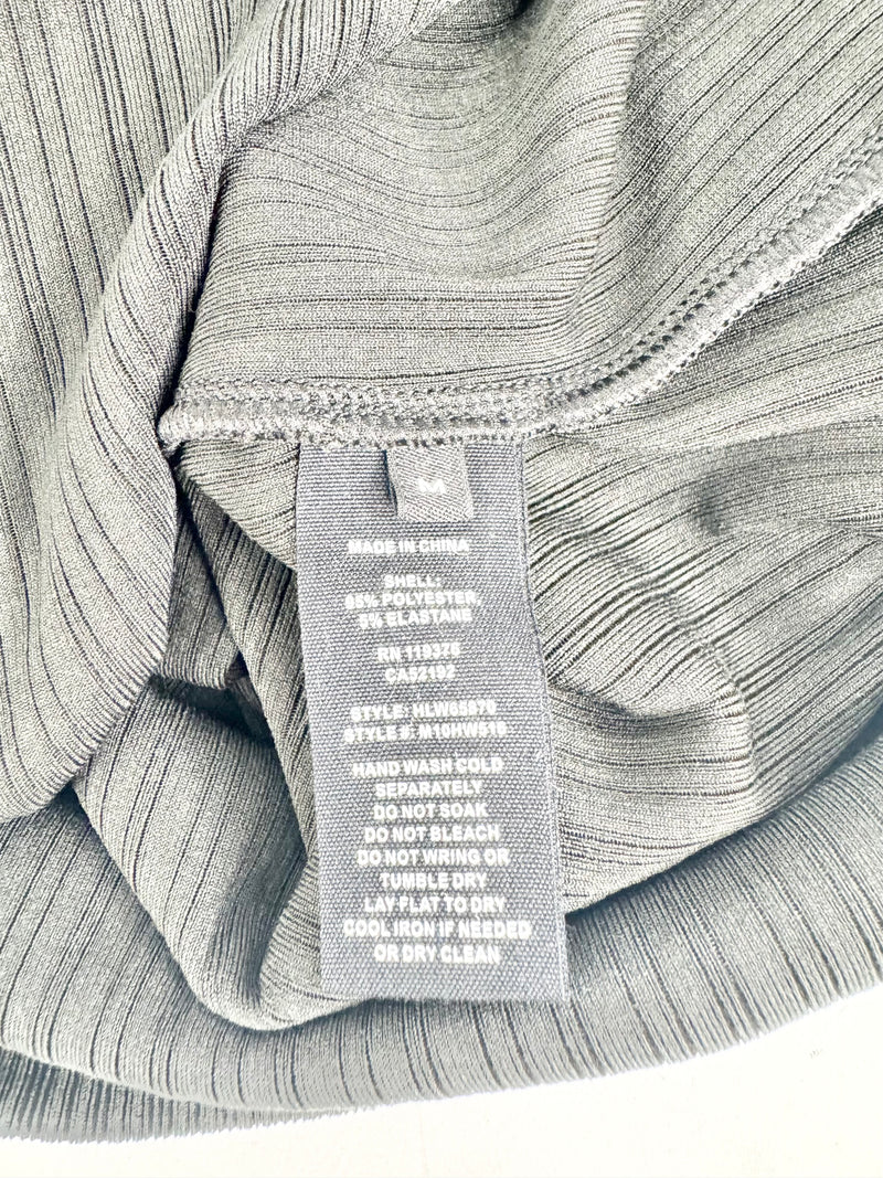 Helmut Lang Pleated Cut Black T-Shirt - AU10/12