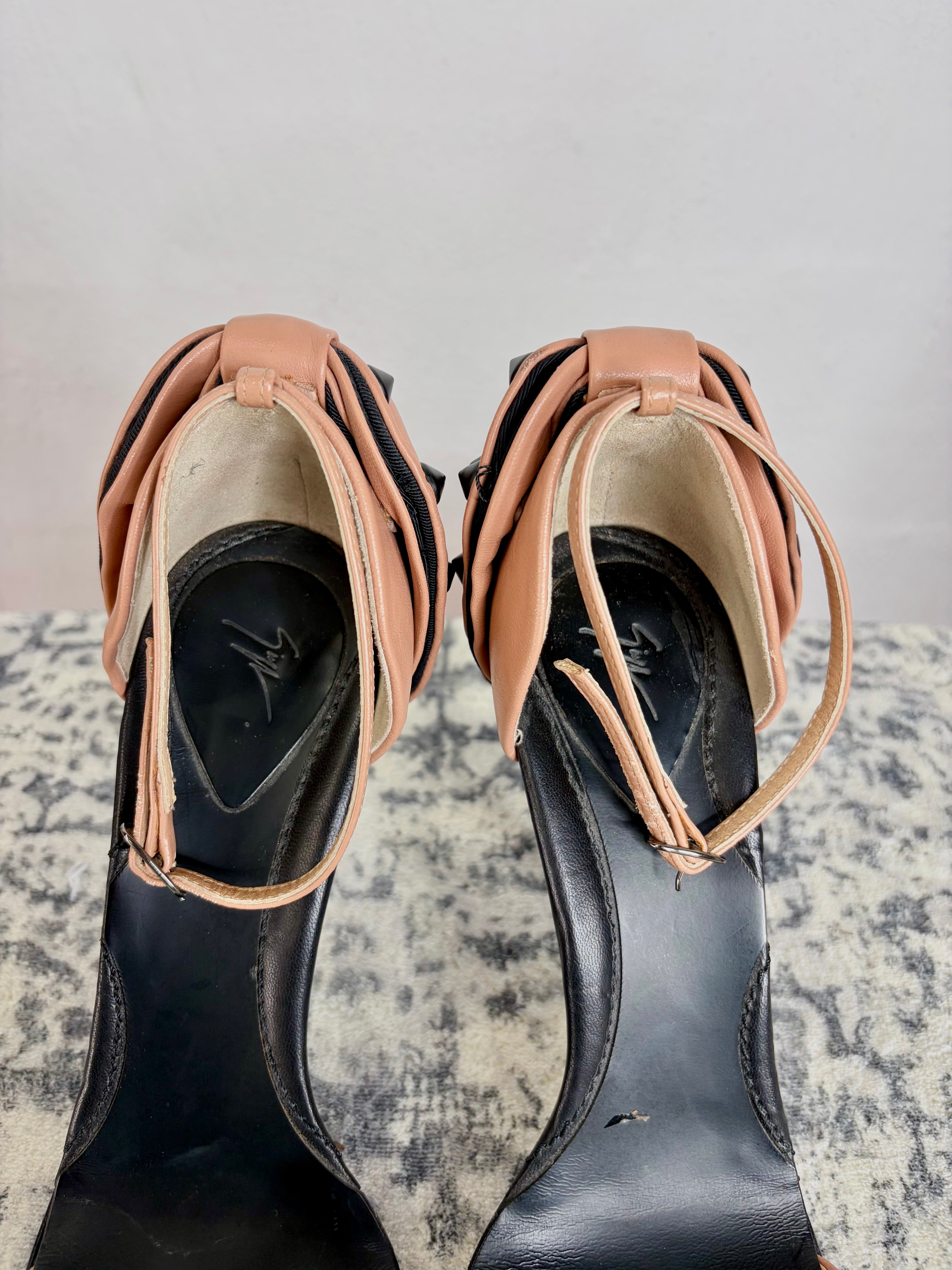 Giuseppe Zanotti Fawn Studded Stilettos - EU38