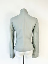 Dove Grey Emporio Armani Wool Blend Blazer - AU8/10