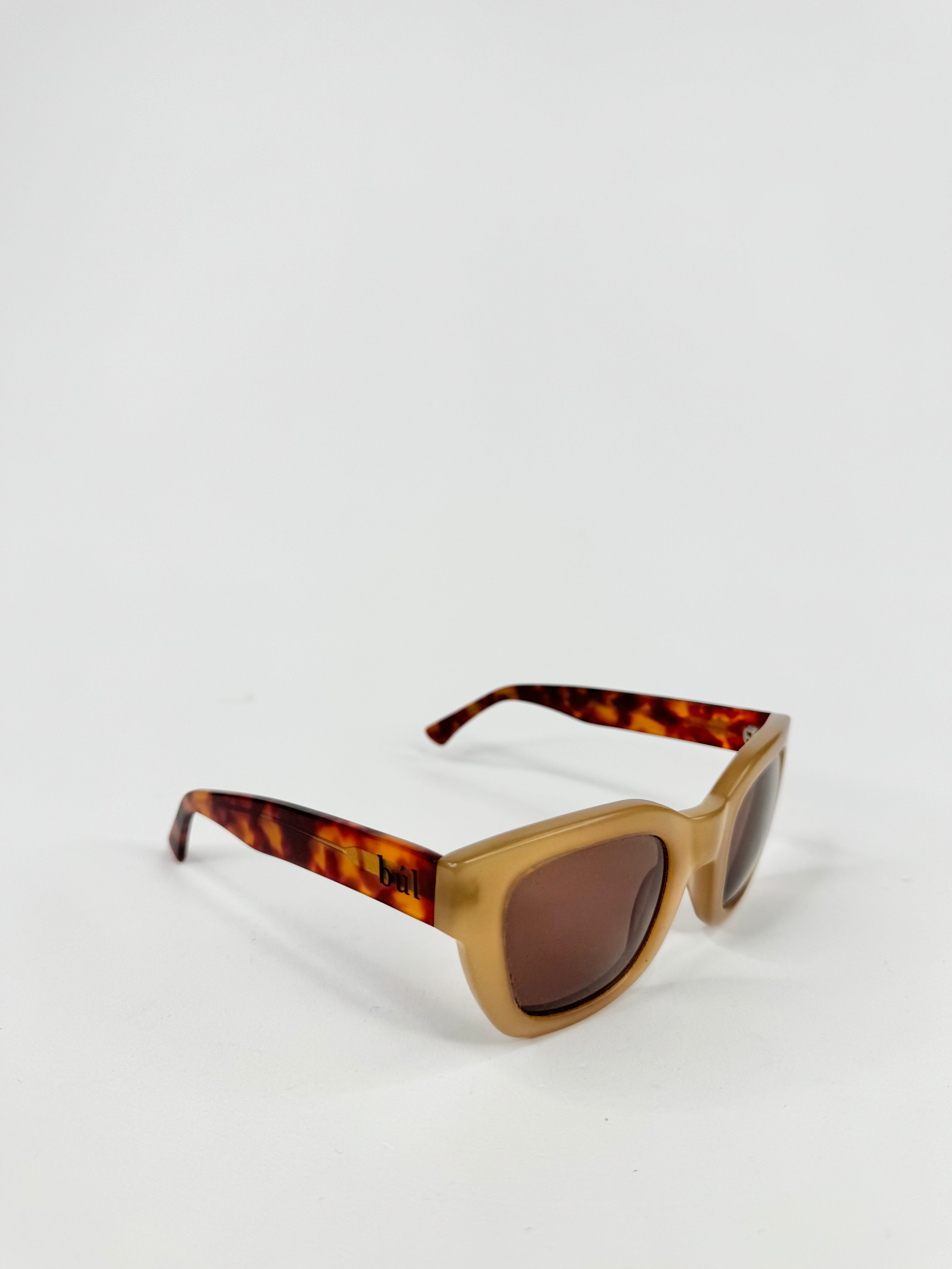 Square Frame Tortoiseshell & Yellow Sunglasses