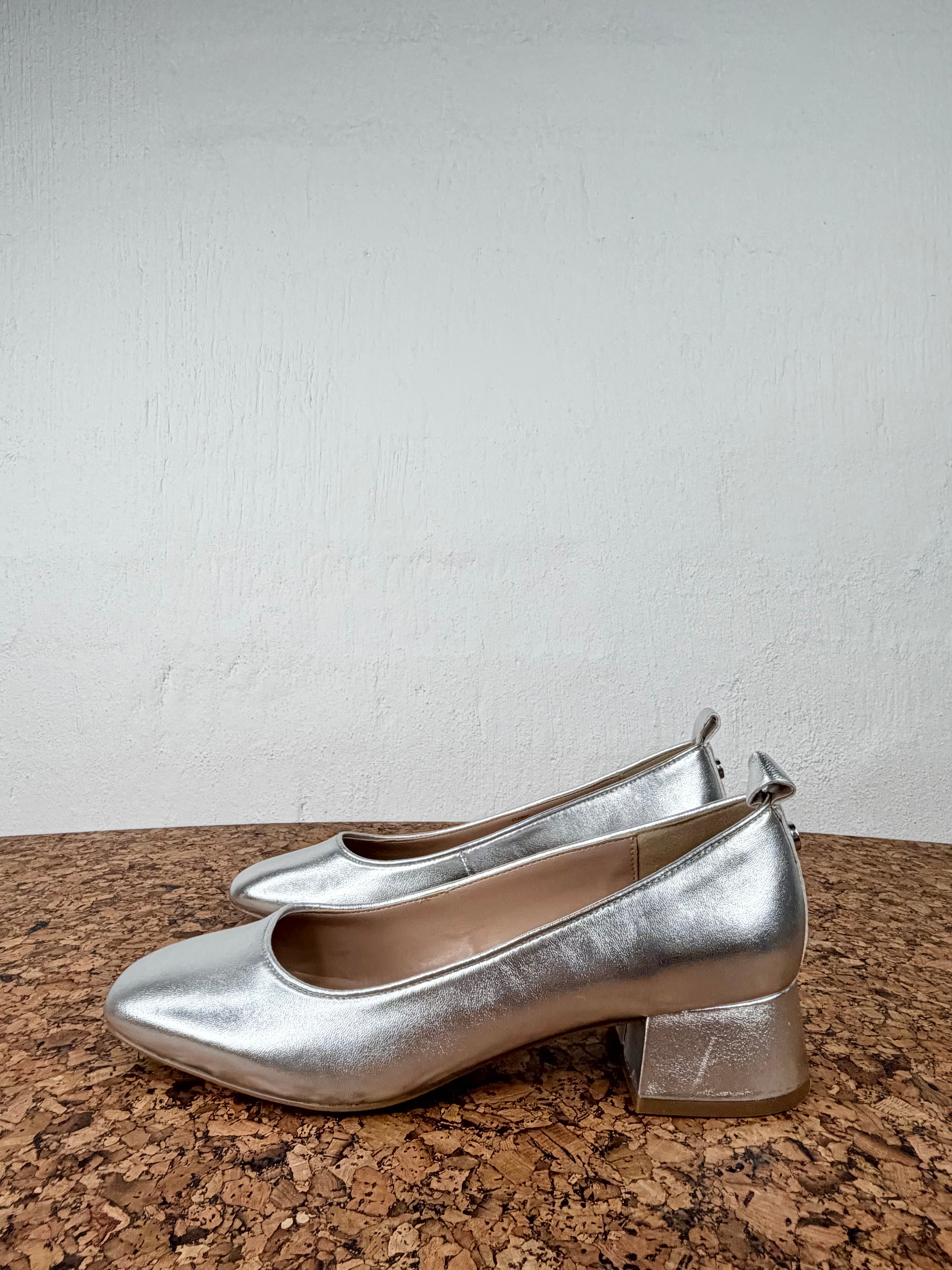 Steve Madden 'Stunnah Silver Lea' Ballet Flats - EU41