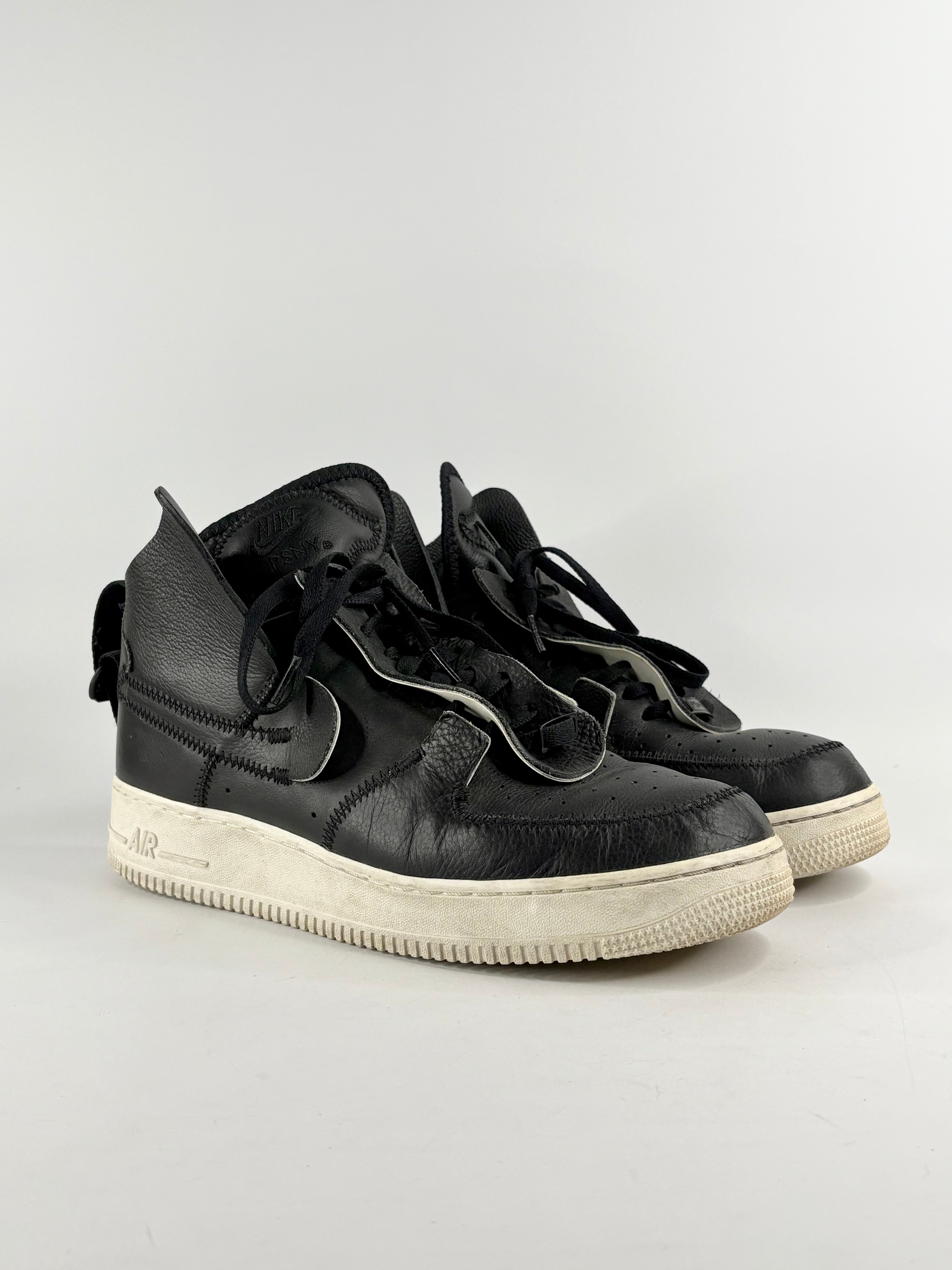 Nike x PSNY Black Air Force 1 High-Top Sneakers - EU45