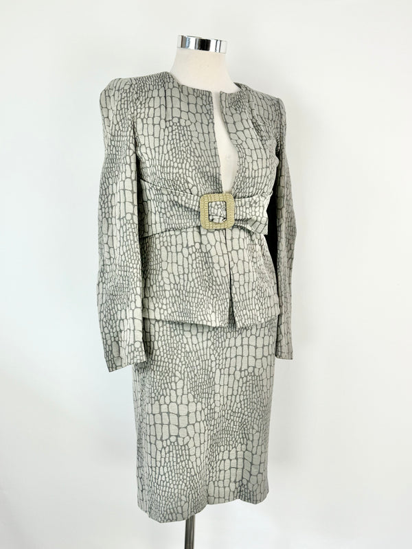 Armani Collezioni Grey Duotone Suit - AU12