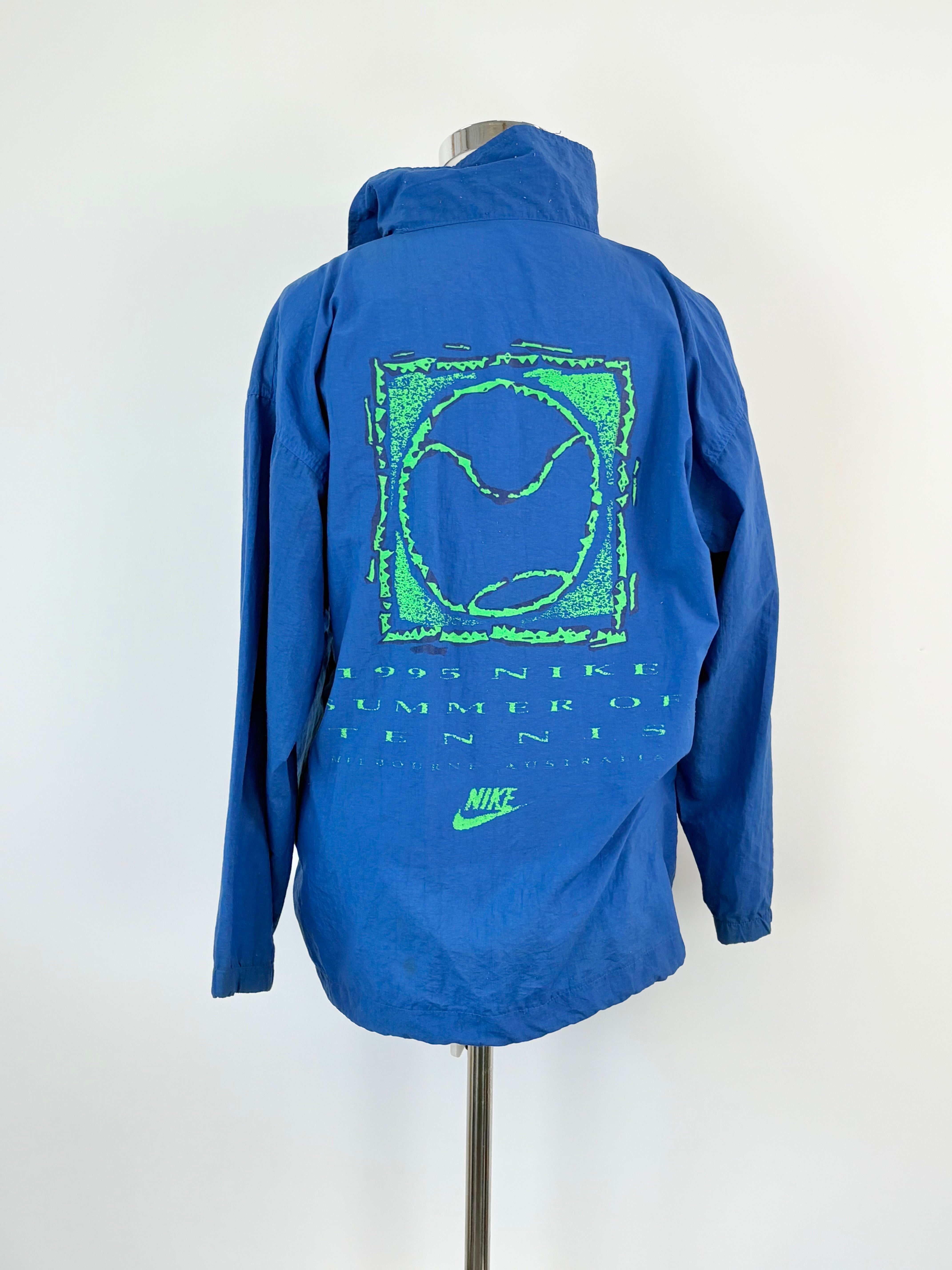 Vintage '95 Nike 'Summer of Tennis' 1/2 Zip Jacket - M