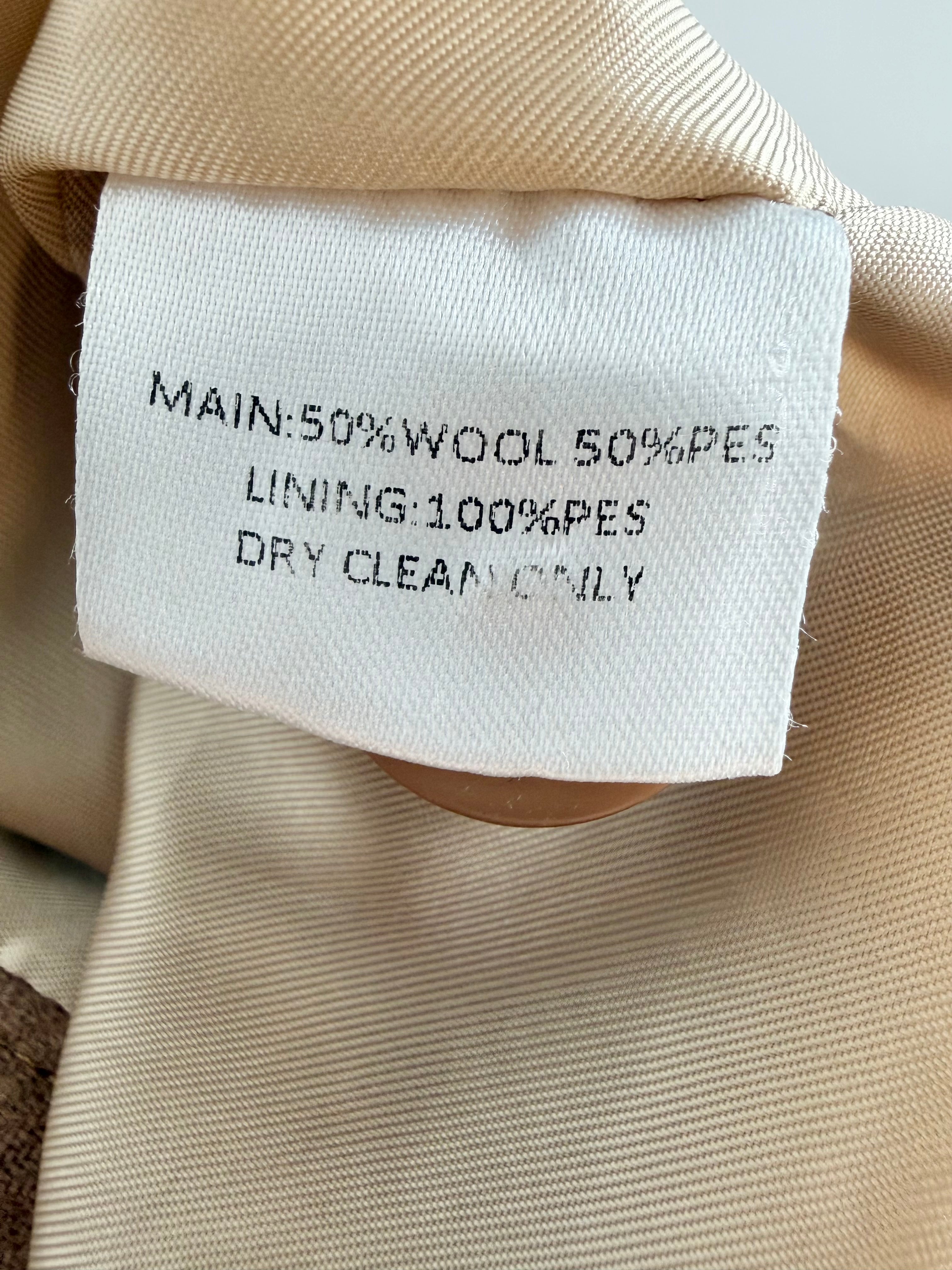 Alpha 60 Camel Wool Blend Coat - AU8/10