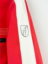Toni Sailer Red & White Padded Ski Jacket - M