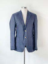 Cambridge Navy Blue 'Balwyn' Linen Jacket - 104R