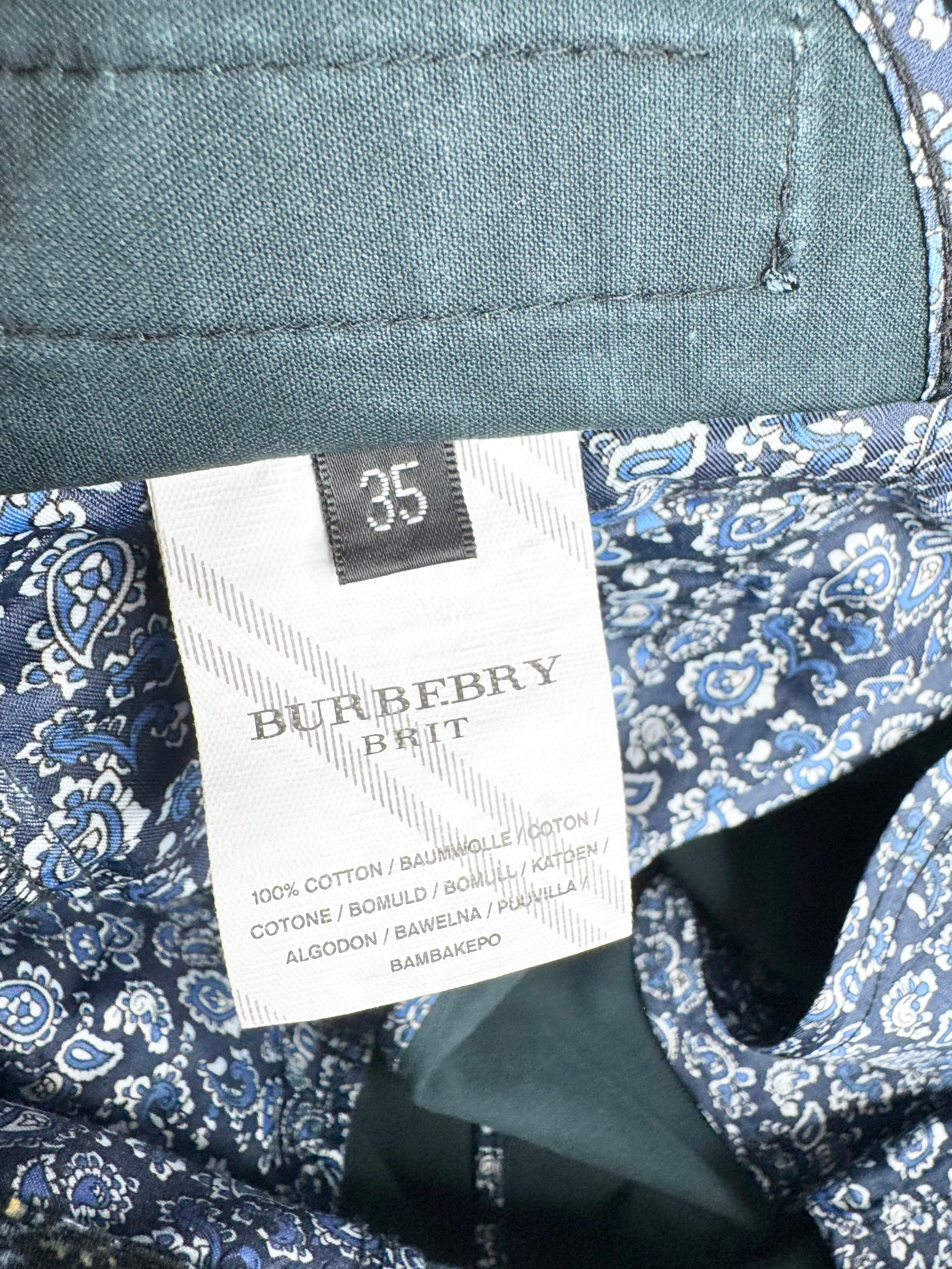Burberry Brit Forest Green Slacks - 35