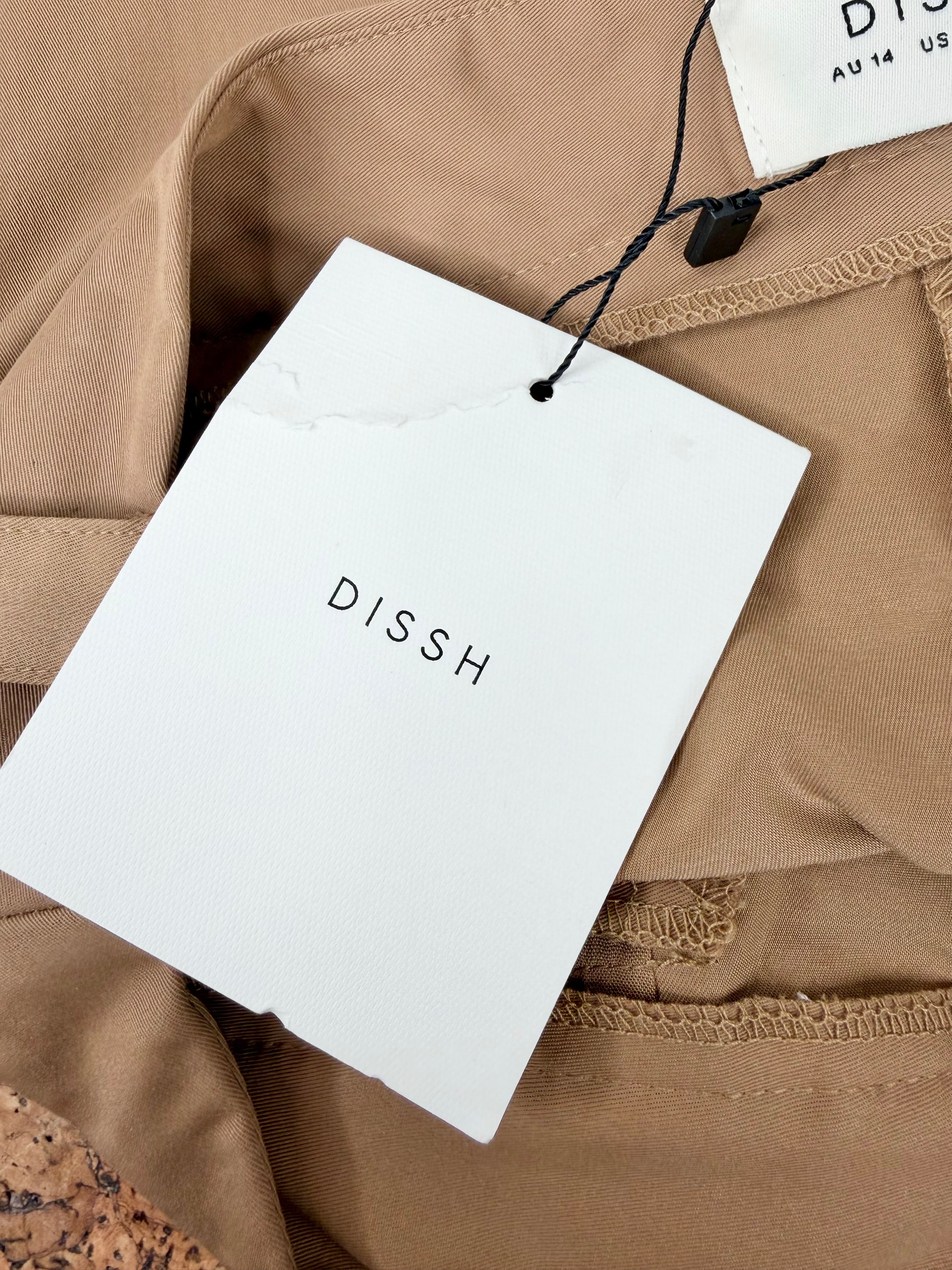 Dissh Caramel Cotton-Blend Mini Skort - AU14