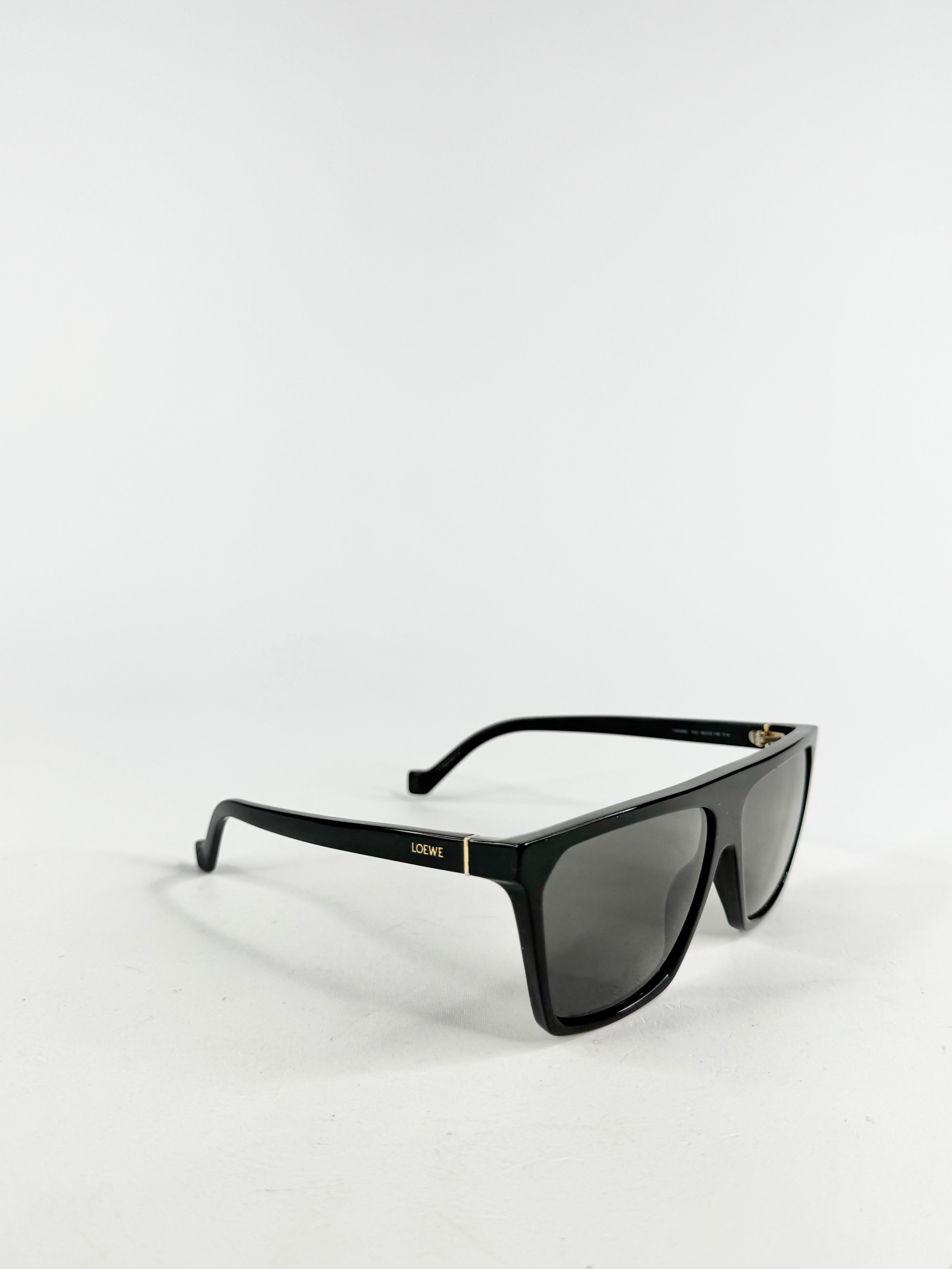 Loewe Grey Acetate Flat Top Sunglasses