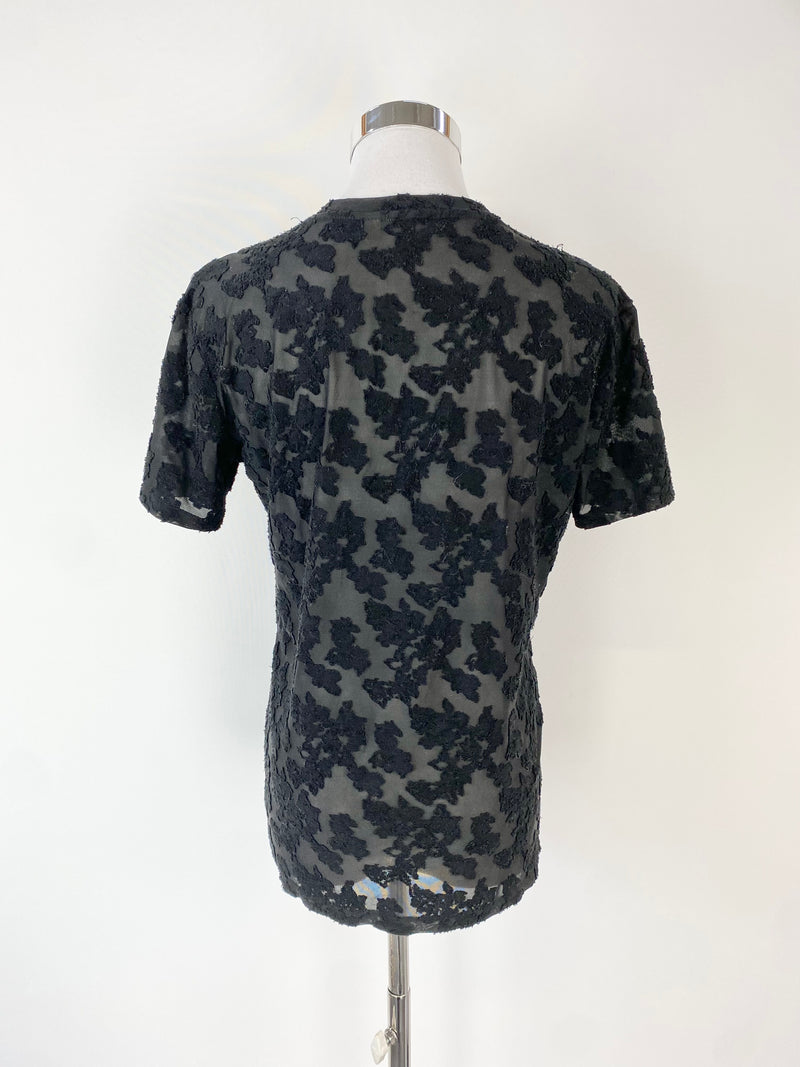 Wilfred Sheer Black T-Shirt - AU8