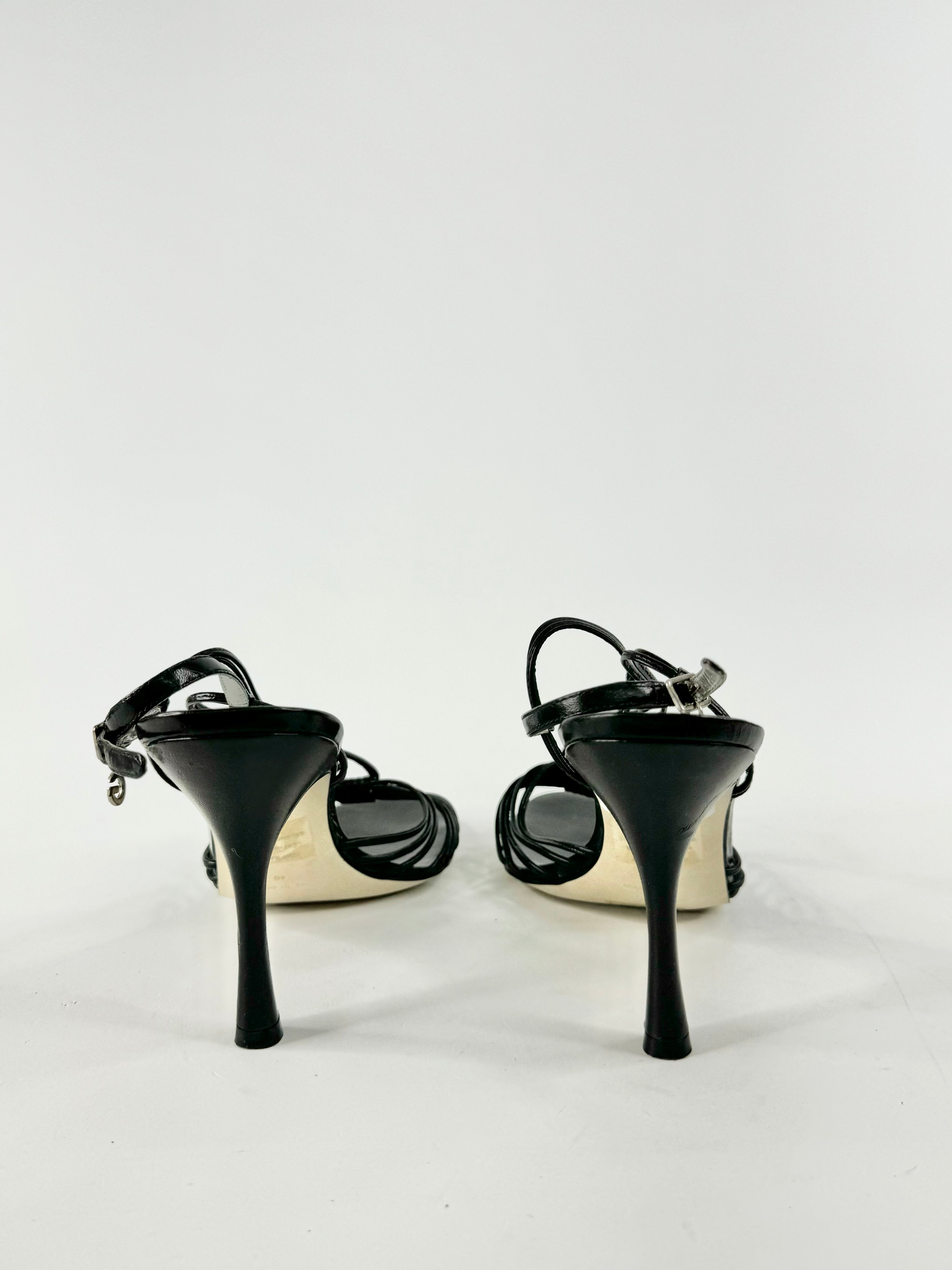 Guess by Mariano Black Strap Stilettos - EU40