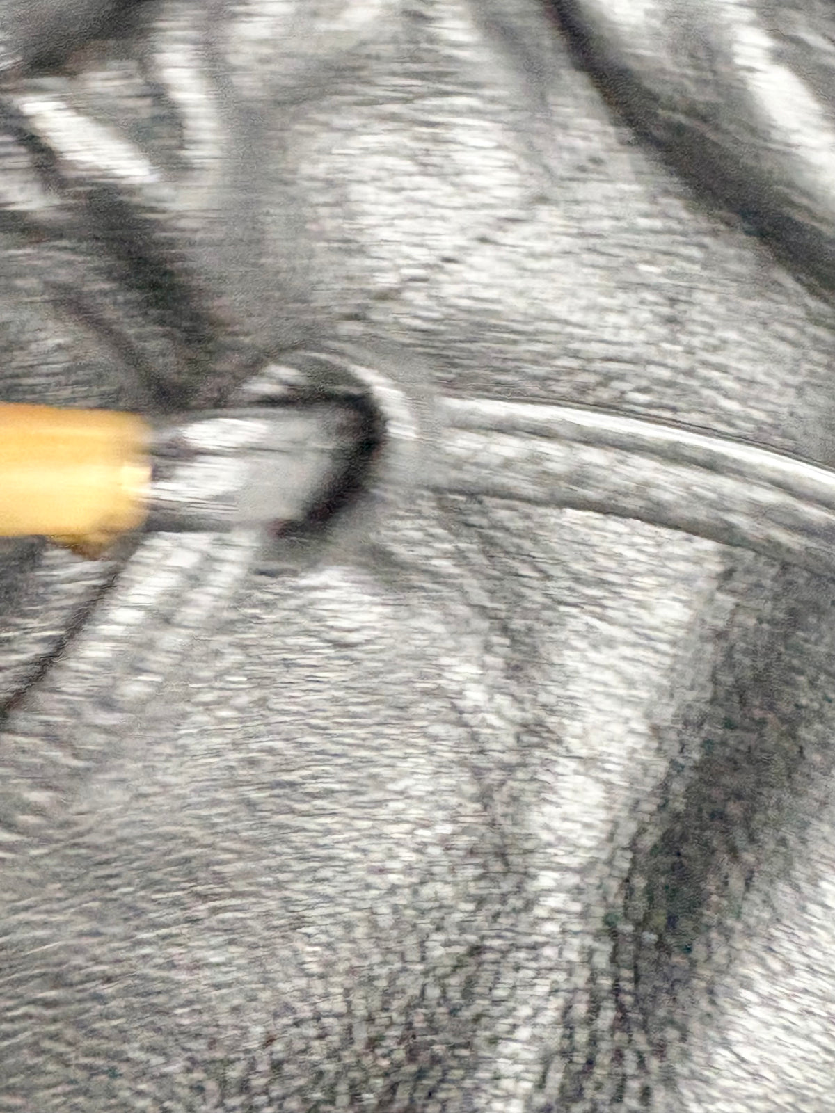 Amethyst Encrusted Black Leather Shoulder Satchel Bag