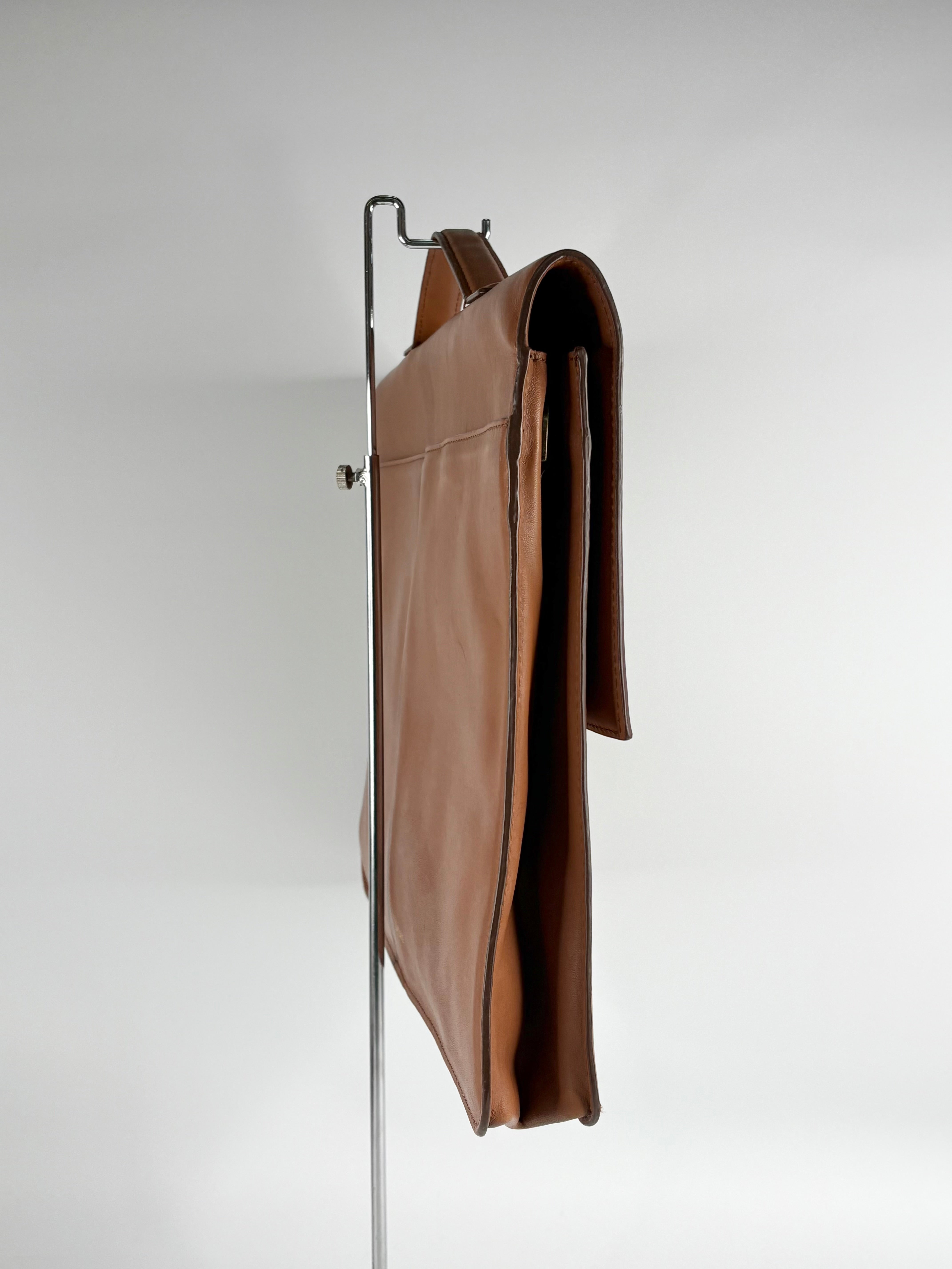 Oroton Tan Leather 'Satesman' Brieftote