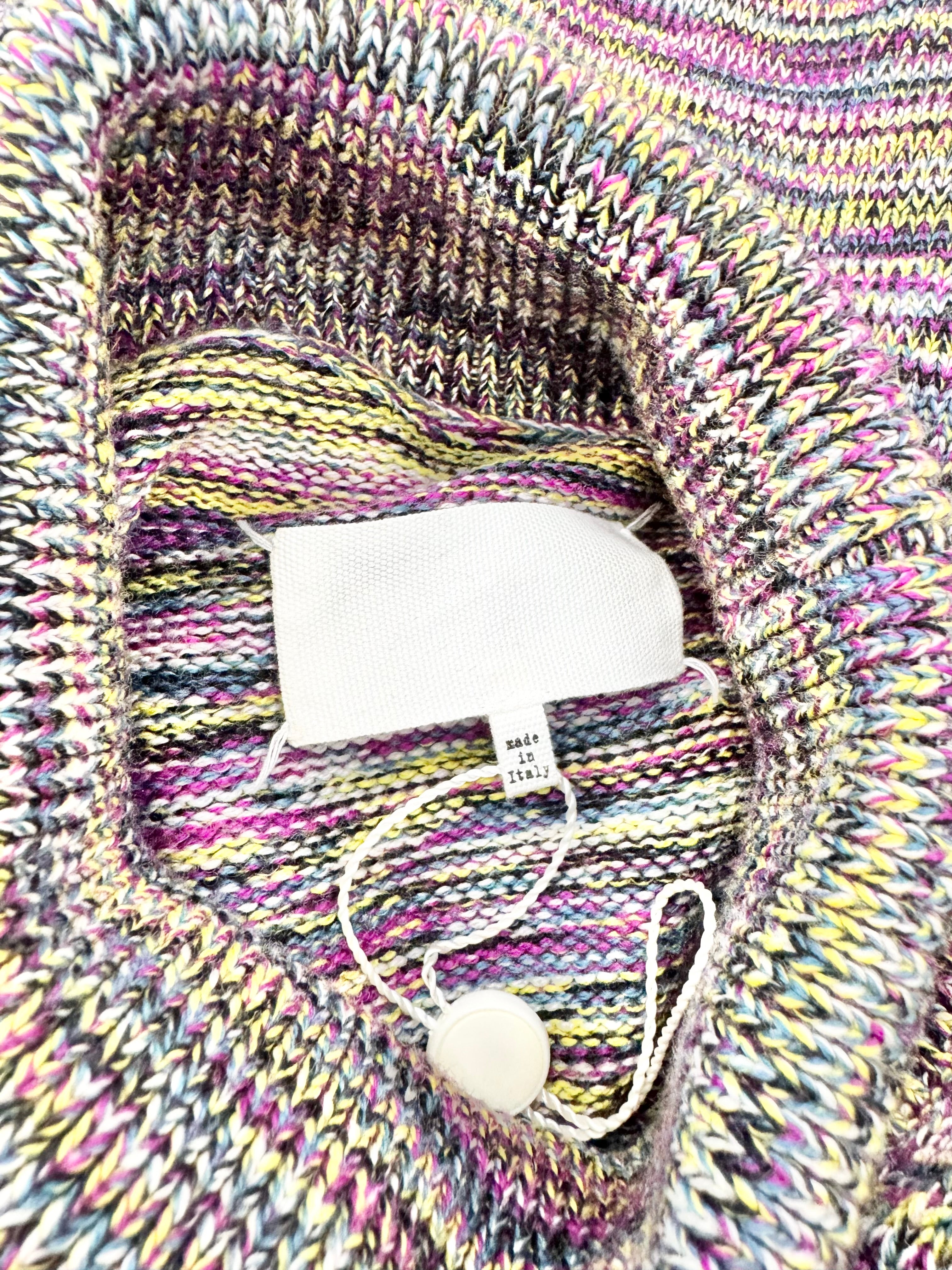 Maison Martin Magiela Multicolour Roll Neck Jumper - AU10/12