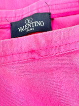 Valentino Jeans Flamingo Pink Capris - AU12/14