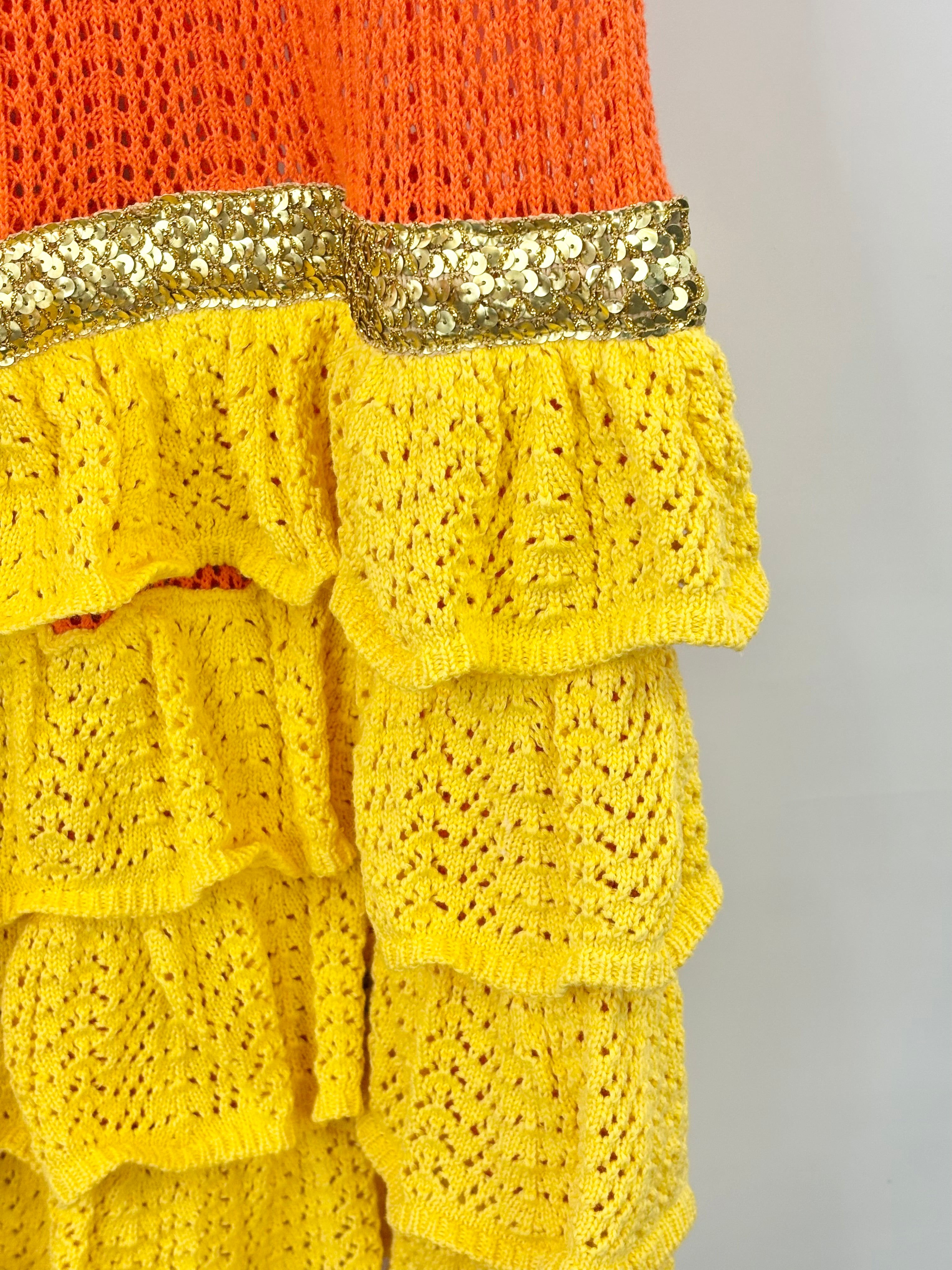 Love, Bonfire the Label 'Eternal Sunshine' Crochet Knit Dress - AU8