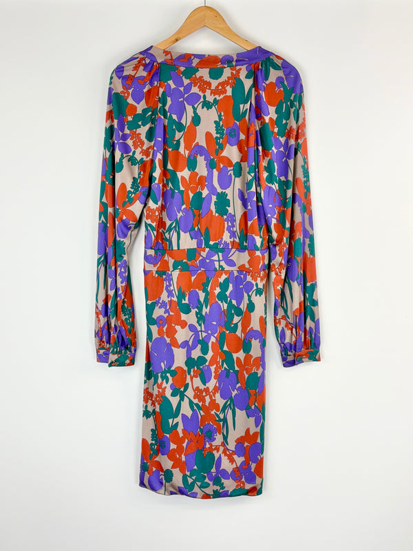 Missoni Multicolour Viscose Long Sleeve Dress - AU12/14